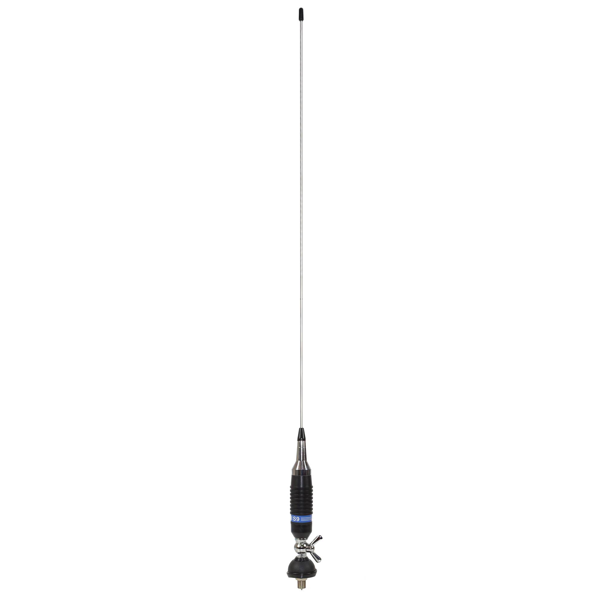 Bax 50 Stück CB-Antennen PNI S9 mit Butterfly-Spike, Länge 120 cm, mit 4 m RG58-Kabel