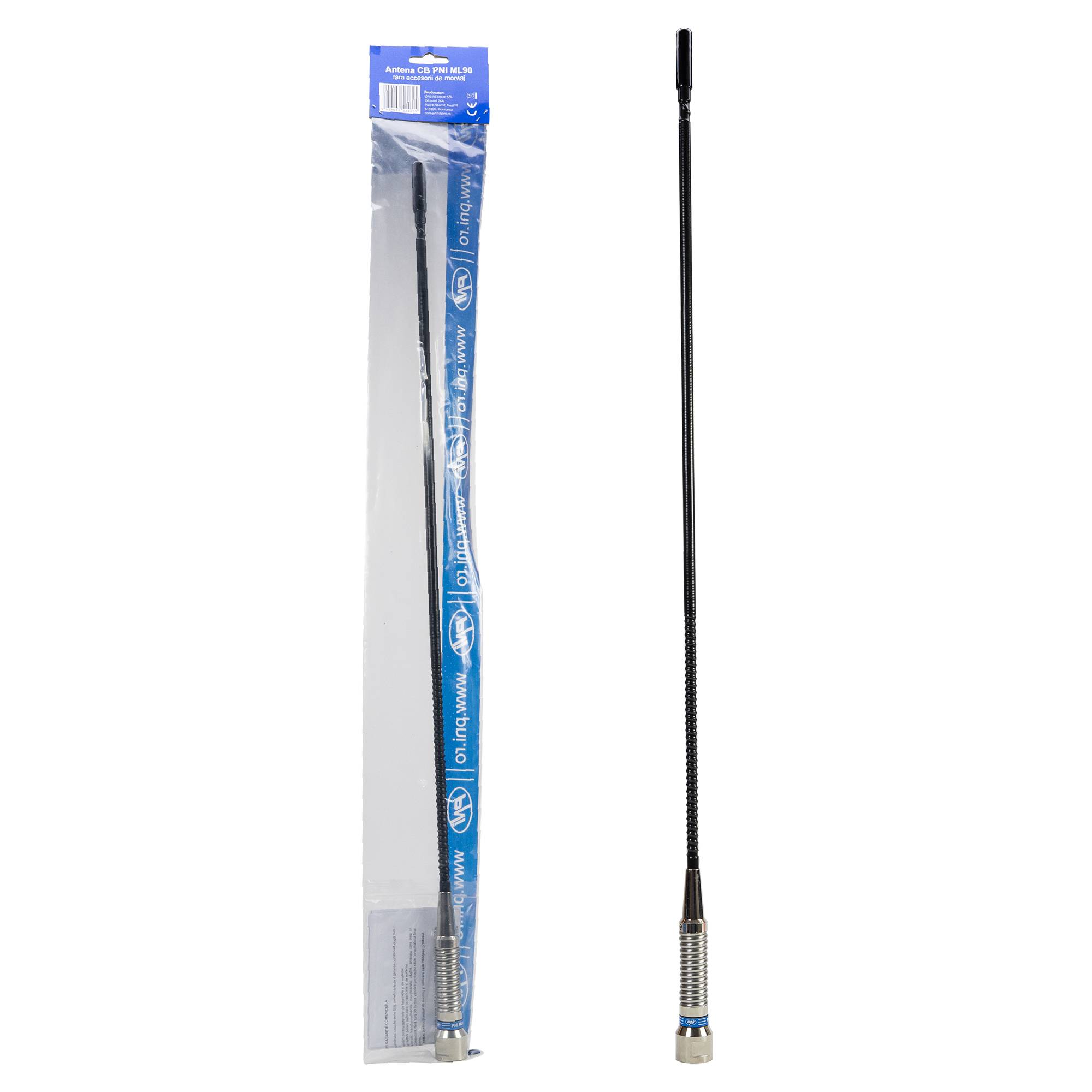 Bax 50 Stück CB-Antennen PNI ML90 26-30 MHz, 71 cm, 150 W, ohne Kabel, kompatibel mit jedem PL259-Anschluss