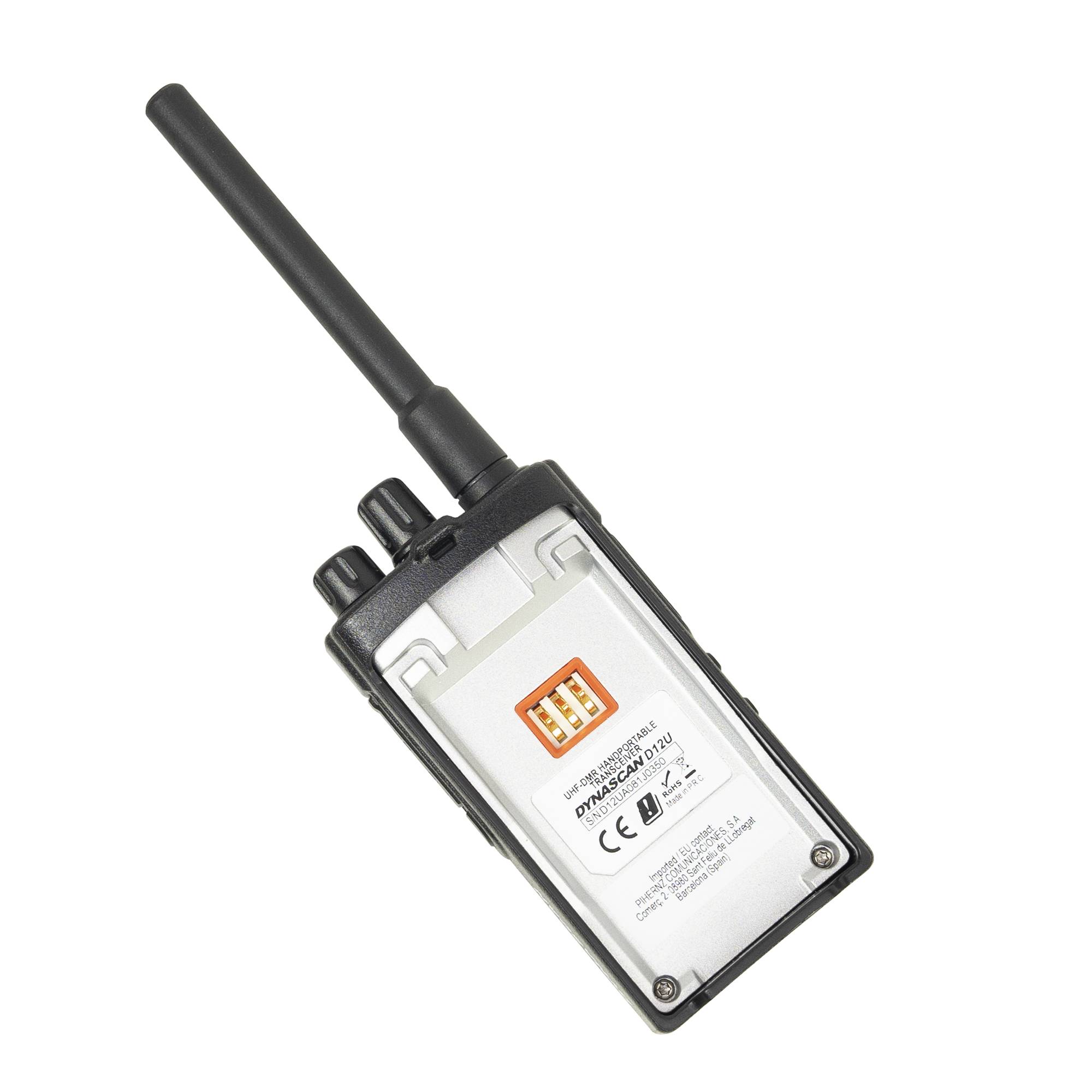 Tragbarer DMR-UHF-Radiosender Dynascan D12U, 400–470 MHz, 32 Kanäle