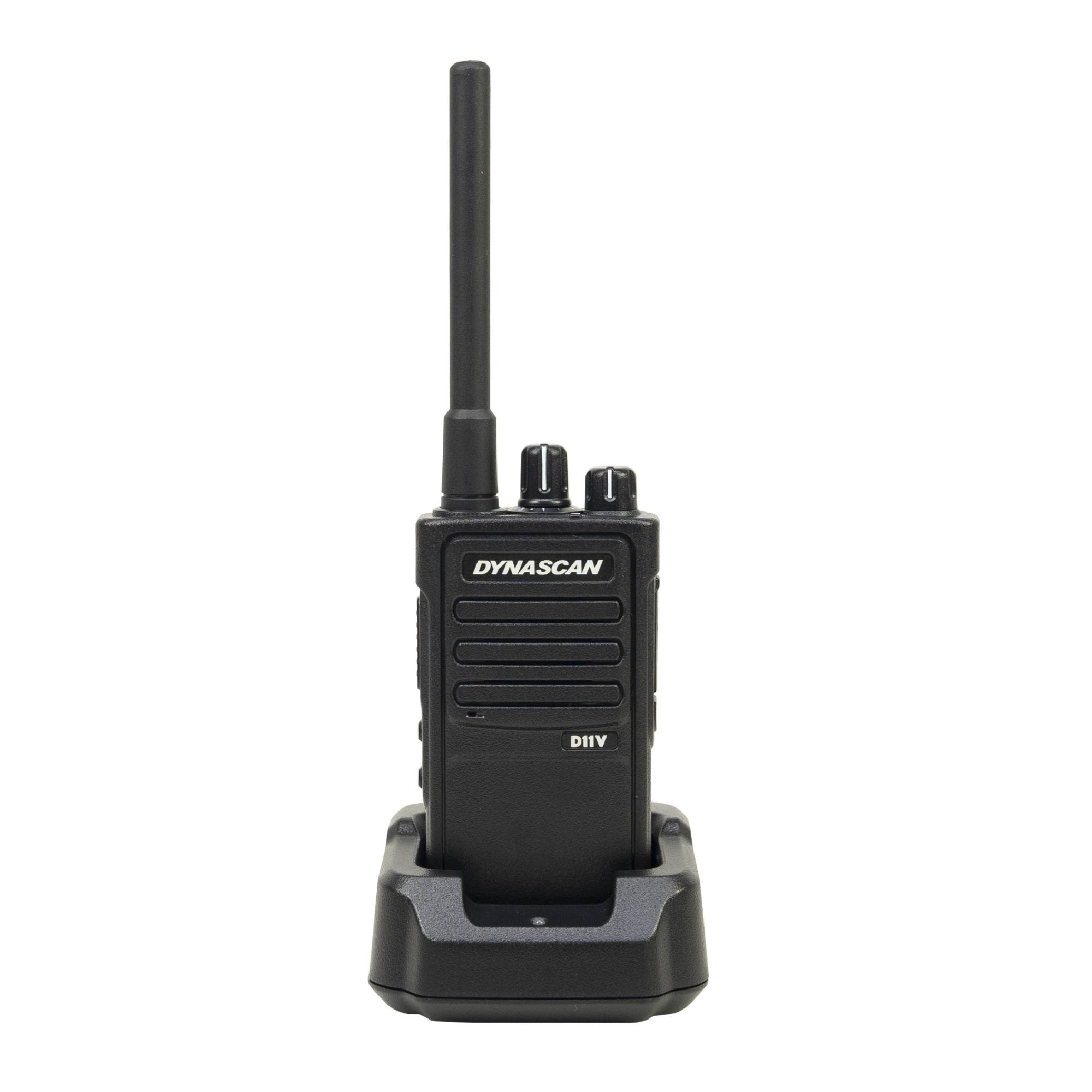 Tragbarer DMR-UKW-Radiosender Dynascan D11V, 136–174 MHz, 32 Kanäle