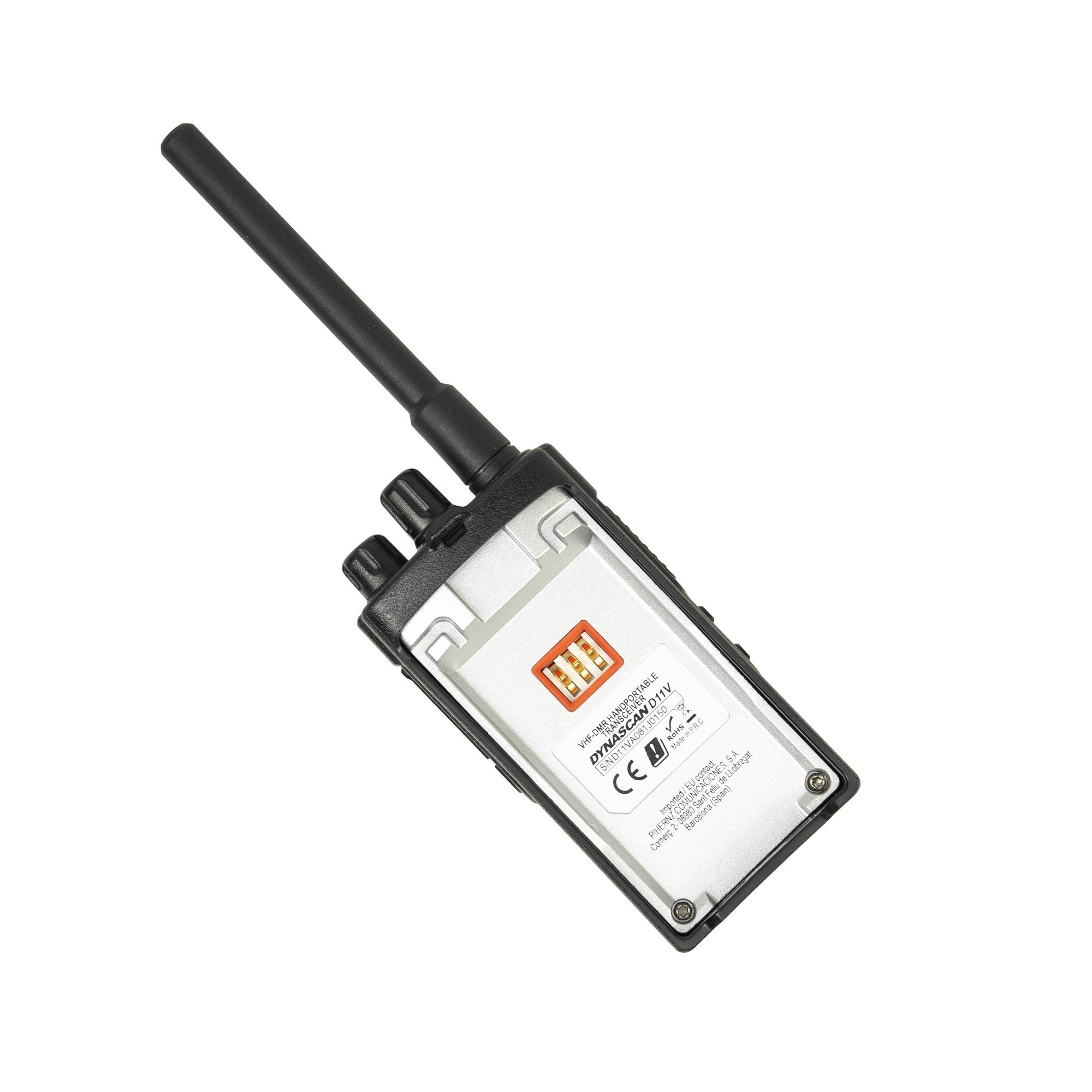 Tragbarer DMR-UKW-Radiosender Dynascan D11V, 136–174 MHz, 32 Kanäle