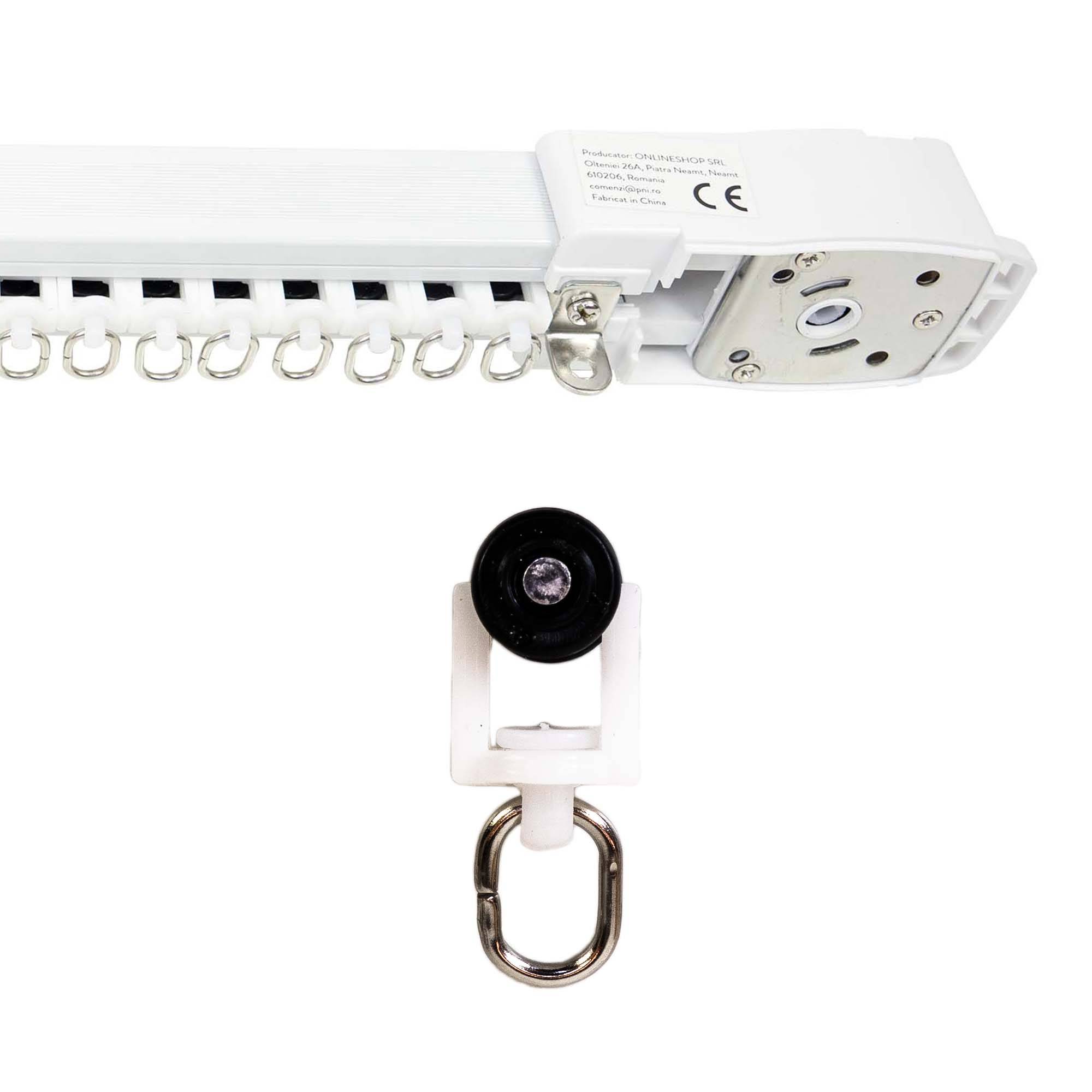 Set mit 10 Ringen PNI PT923I für Vorhangschiene, Vorhang PNI PT923