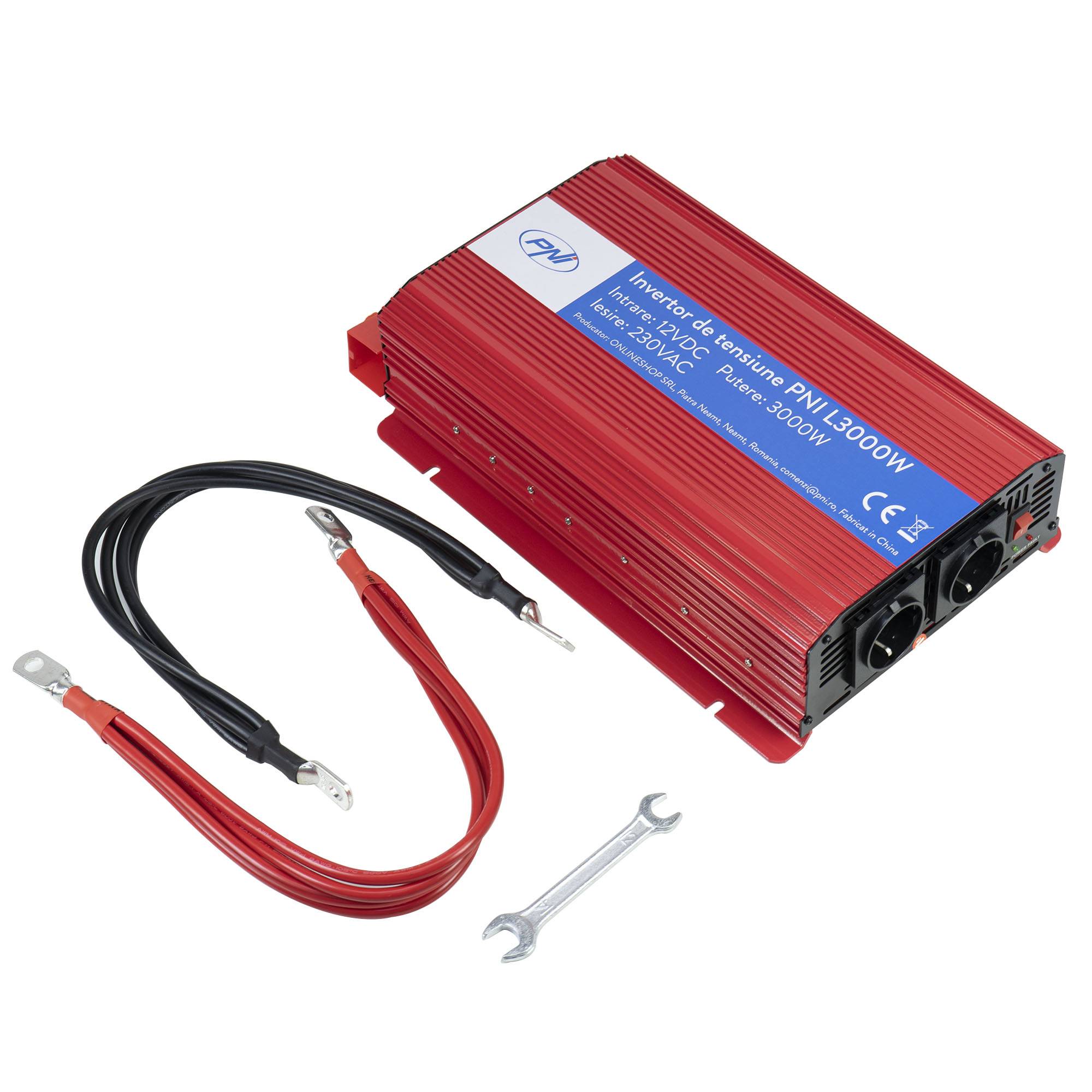 Wechselrichterspannung PNI L3000W Spannungsversorgung 12V 230V Ausgang