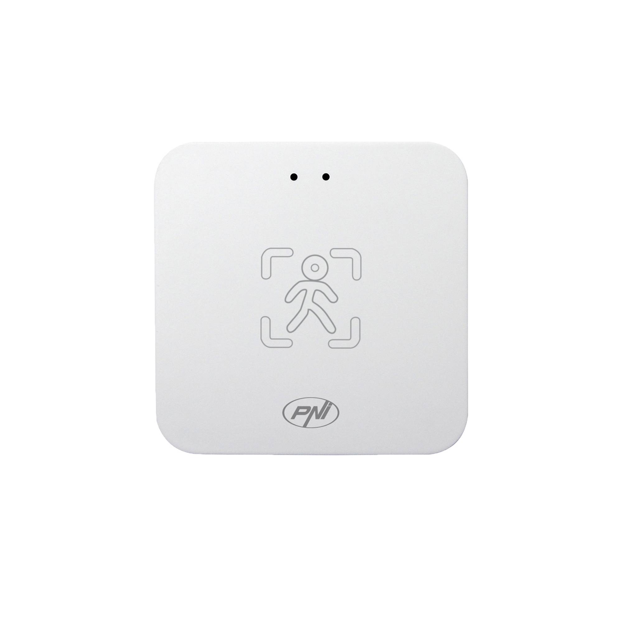 PNI SafeHouse HS402 Wi-Fi-Präsenzsensor, mit Millimeter-Radarwellen, 10 m Reichweite, erkennt Bewegung und statische Anwesenheit, misst Entfernung