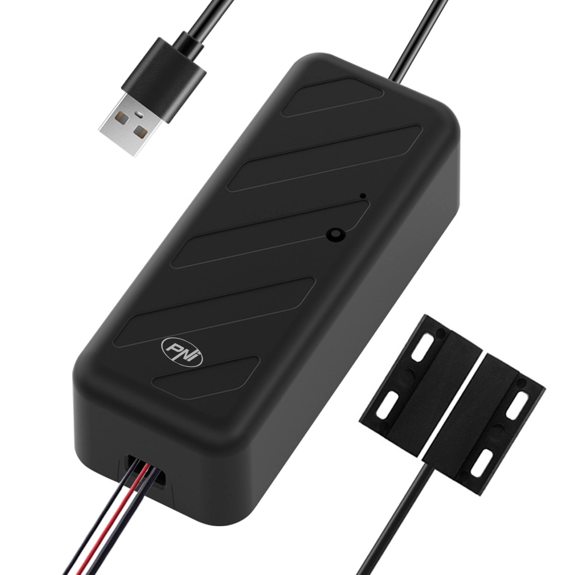 Intelligentes Relais PNI SmartHome RG121 mit WLAN zur Steuerung der Garagentor-/Toröffnung, kompatibel mit der Tuya-Anwendung, 5-V-Stromversorgung