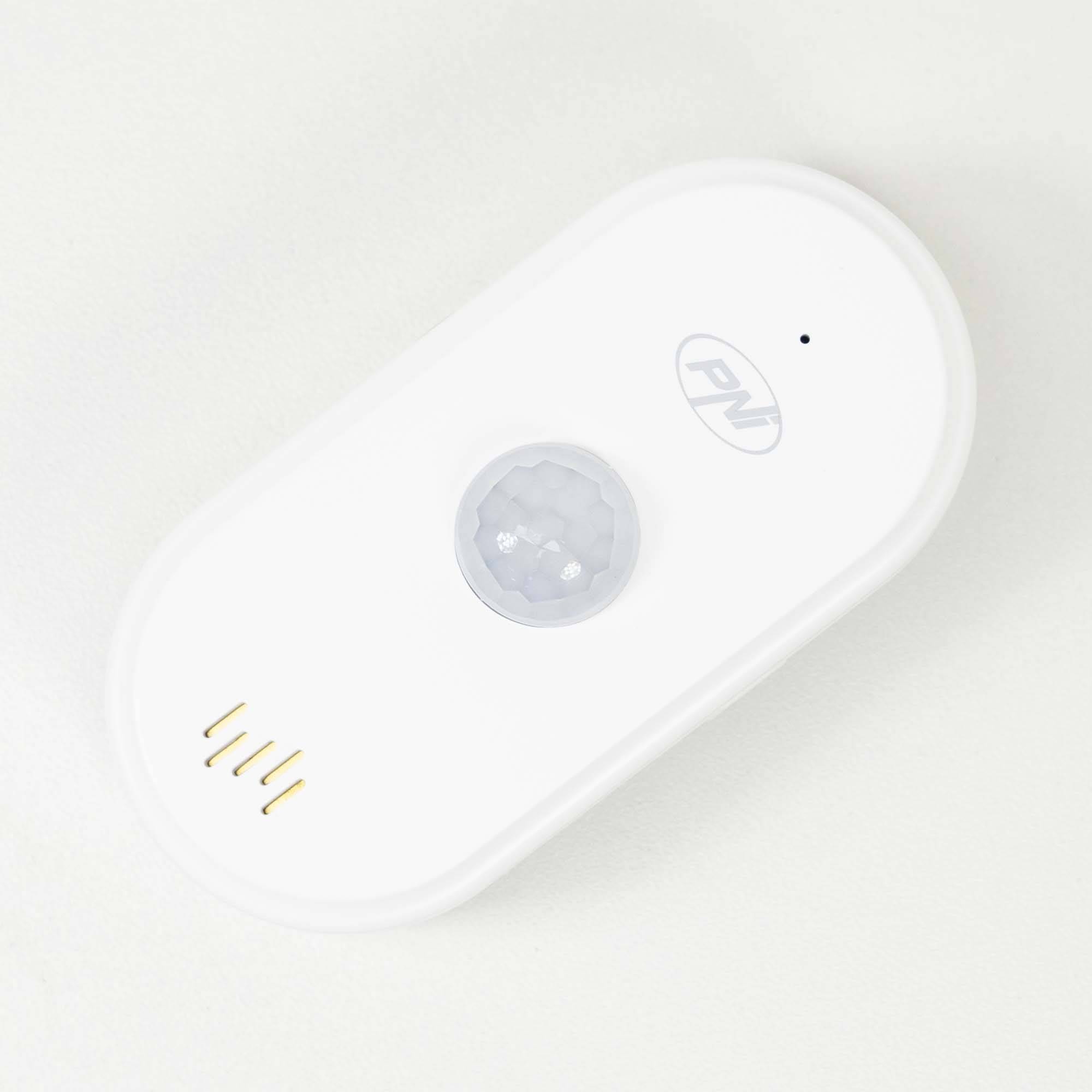 SafeHouse HS401 PIR PIR-Bewegungssensor mit WLAN, kompatibel mit der Tuya-Anwendung, 80-dB-Tonalarm, integrierter Lautsprecher