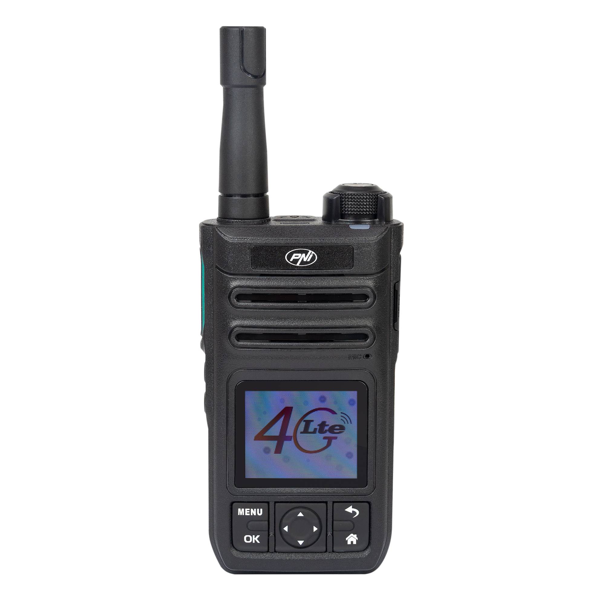 Tragbarer Radiosender PNI PoC 1800, GSM 4G LTE, Wi-Fi 2,4 GHz, Android OS, 1,77 Zoll Farbbildschirm, Li-Ion 4400 mAh Akku, IP54