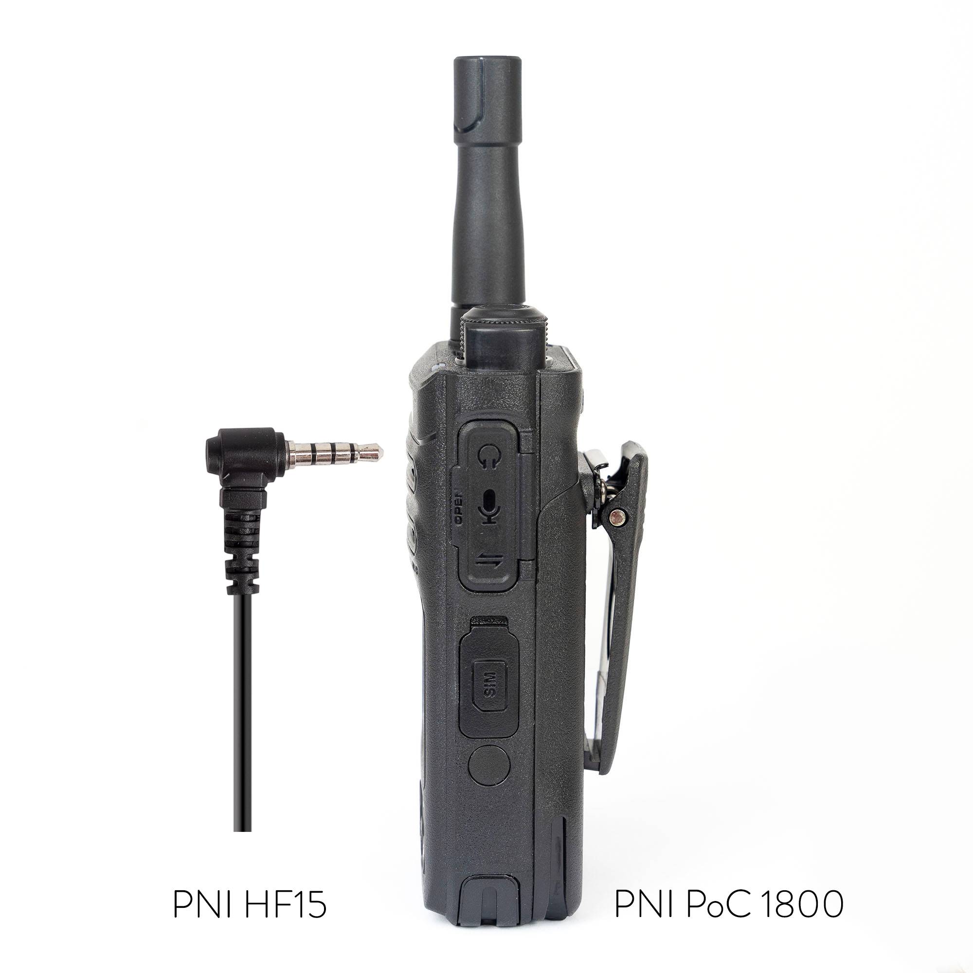 Headset mit Mikrofon PNI HF15 mit 1 Pin 3,5 mm für GSM-Radiosender PNI