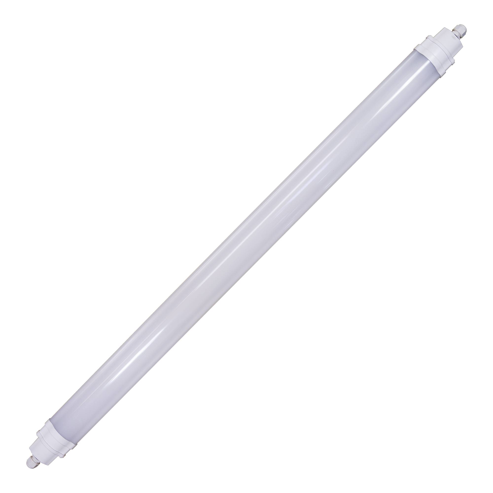 LED-Linearleuchte PNI D-Light 3600, 36 W, 6500 K, versiegelt IP65, mit Schutz gegen Wasser, Staub und Korrosion, für Industriebeleuchtung, Tunnel