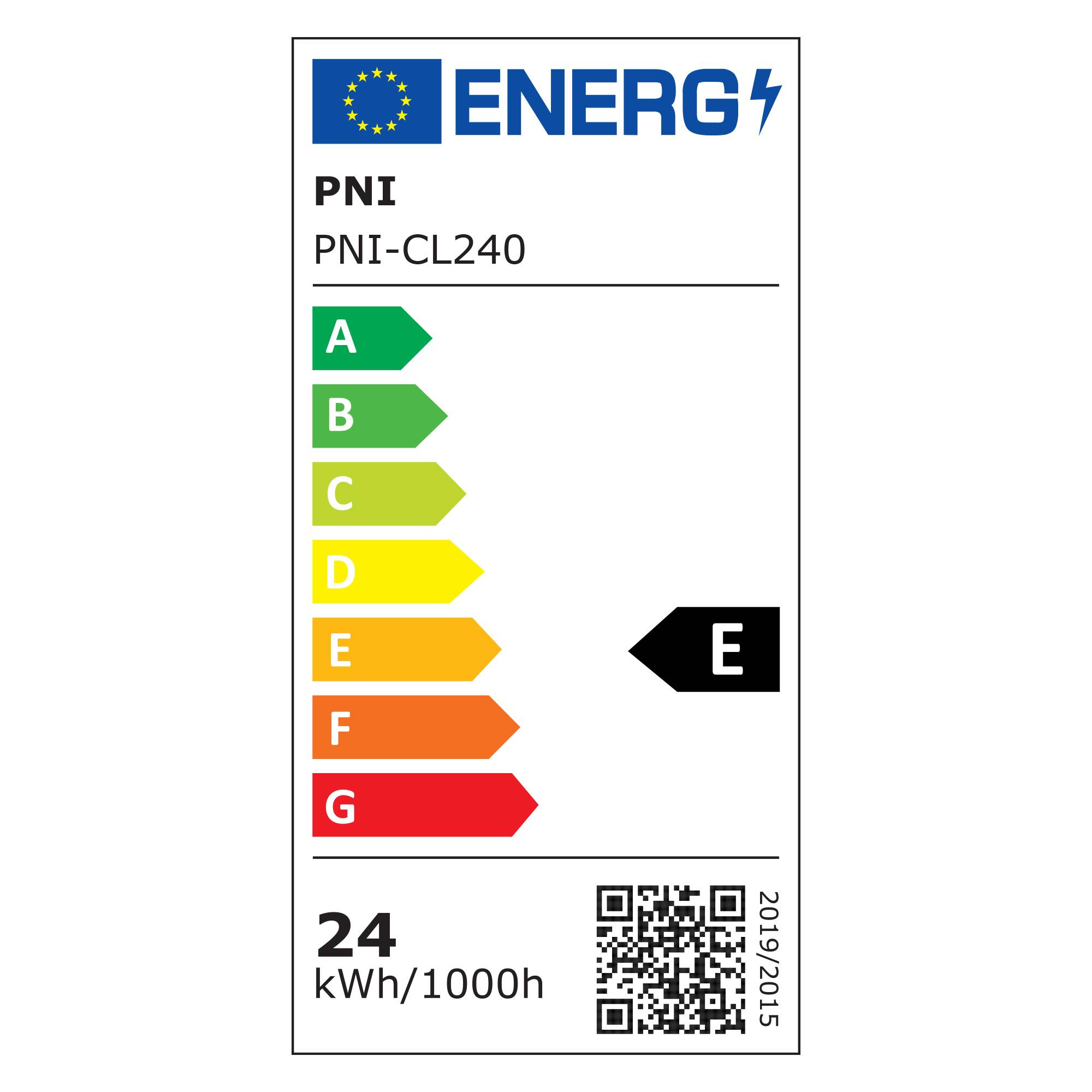PNI D-Light CL240 24W LED Deckenleuchte, rund 29 cm, 6500K, 230V Netzteil, 2640 lm, weiß