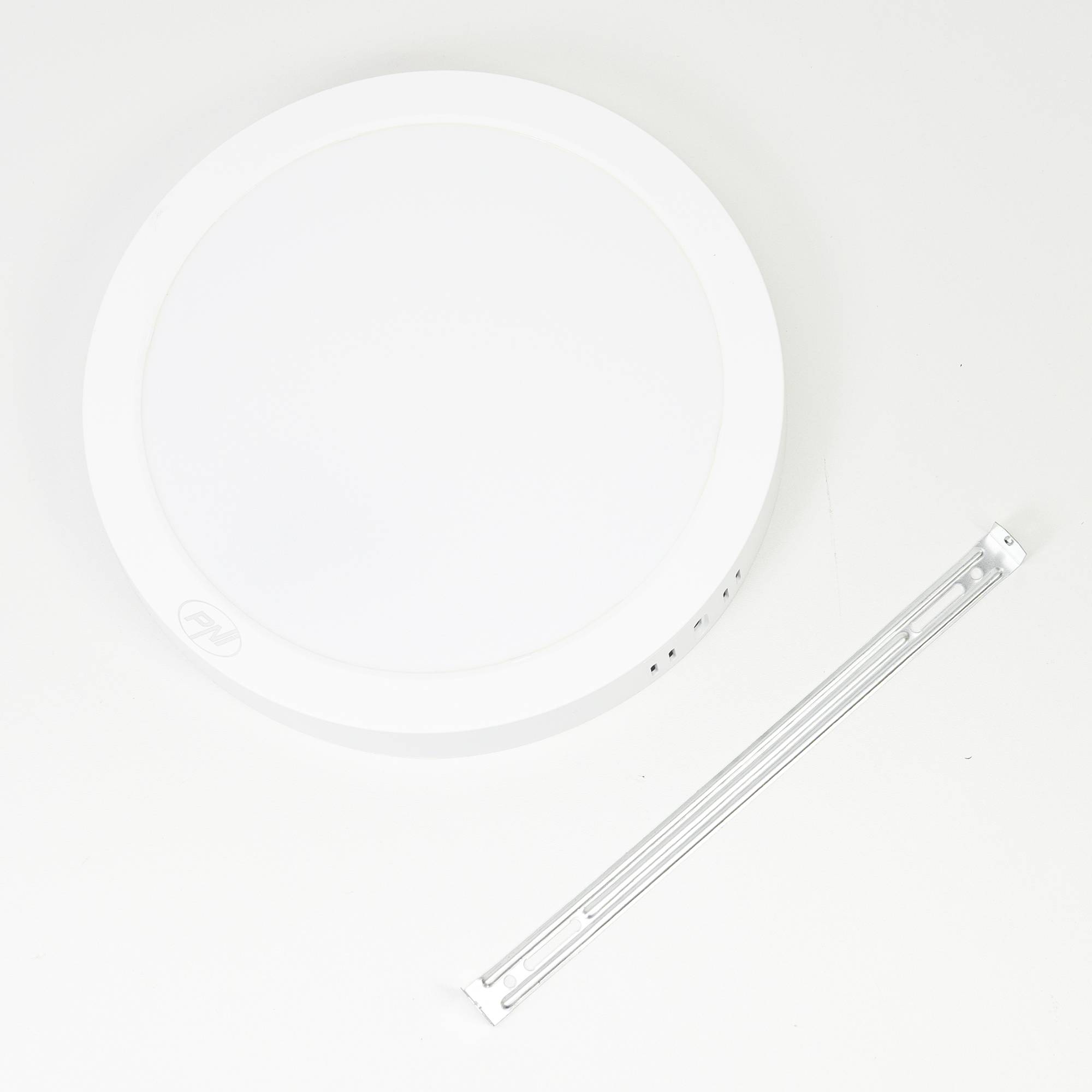 PNI D-Light CL240 24W LED Deckenleuchte, rund 29 cm, 6500K, 230V Netzteil, 2640 lm, weiß