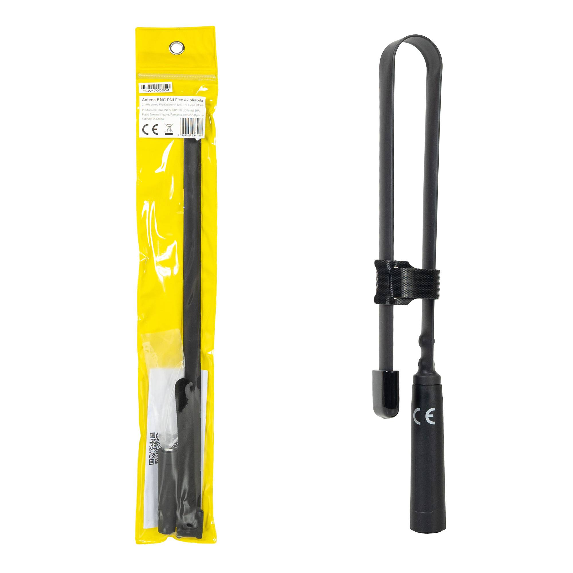 PNI Flex 47 faltbare BNC-Antenne, 27MHz, 47 cm, für PNI Escort HP 82, HP 92, HP 62