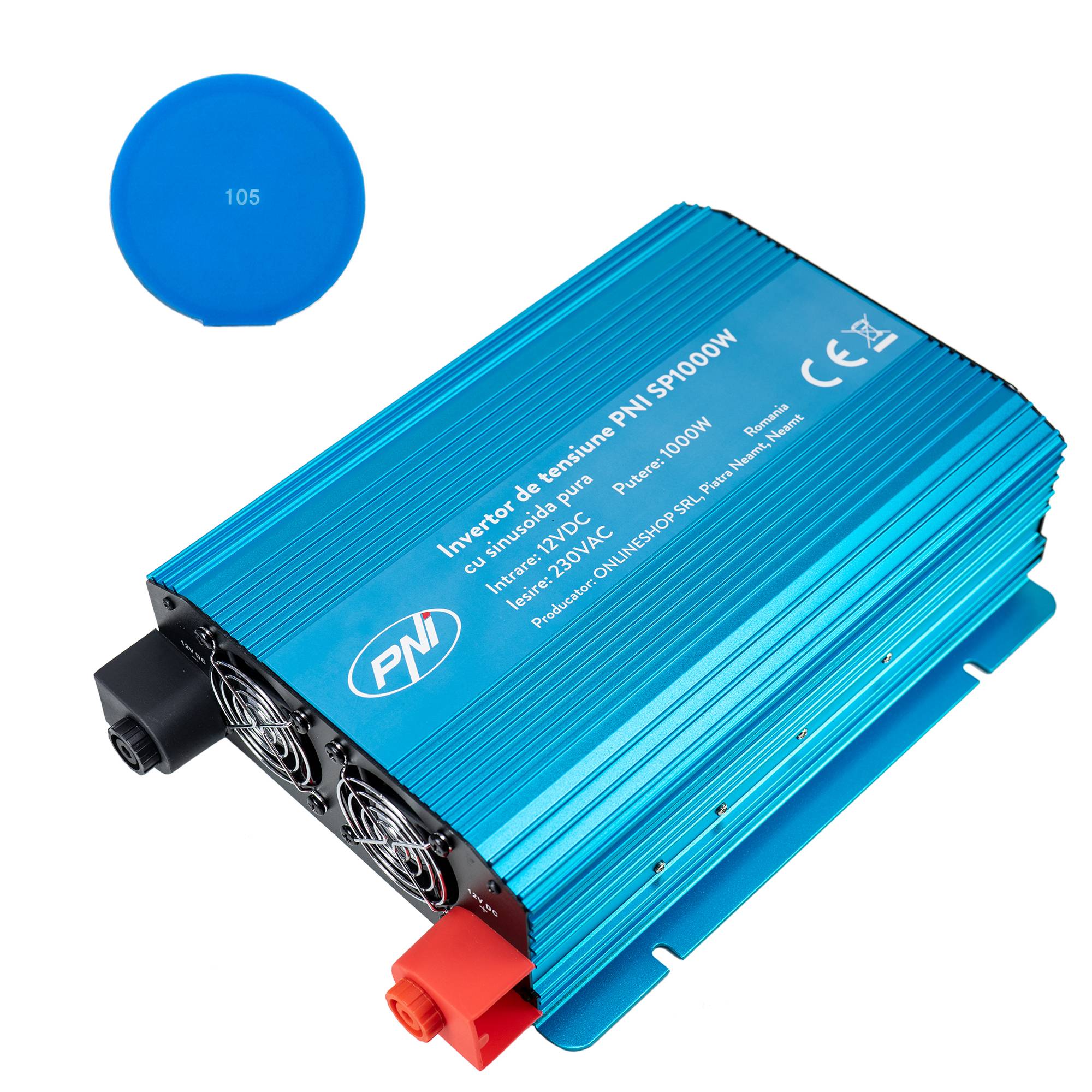 PNI SP1000W Spannungswandler mit reiner Sinuswelle, 12V reine Sinusstromversorgung