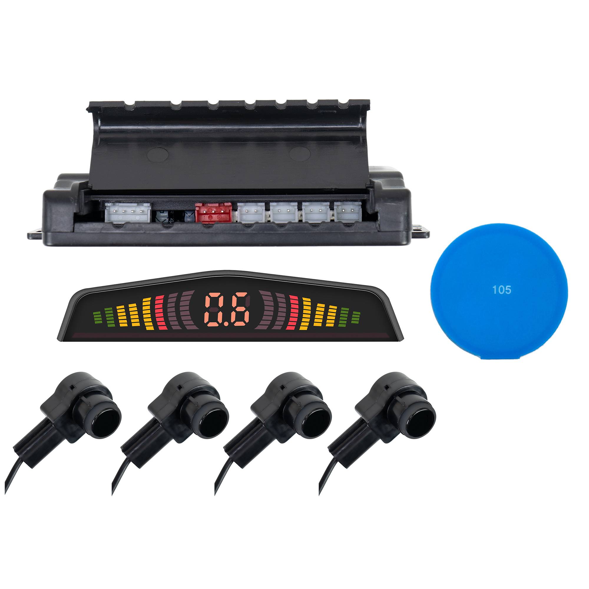 PNI Escort P16 Ein Parksensor mit 4 16-mm-OEM-Empfängern