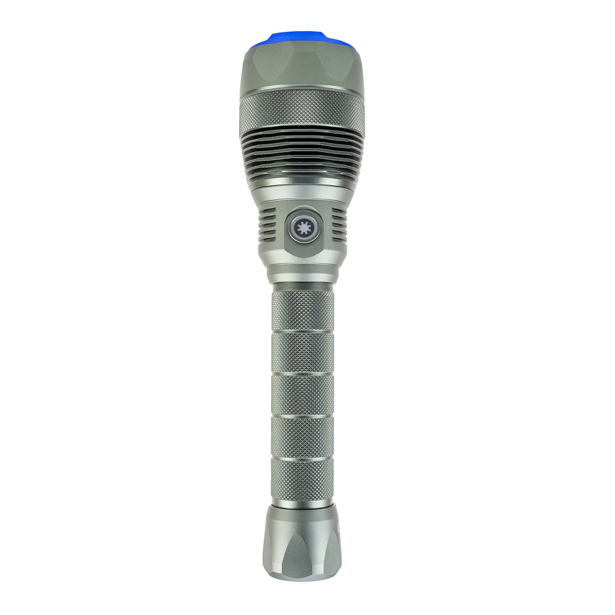 PNI Adventure F810 Taschenlampe mit LED 138 W, 3 Leuchtstufen plus Turbo, 12000 Lumen, Zoom, bis zu 250 m, 5000 mAh Akku, IPX7, Power Bank Funktion