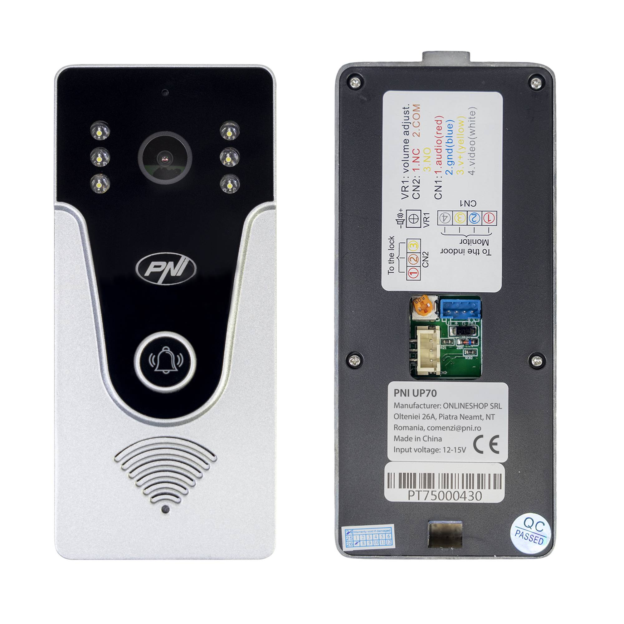 PNI UP70 Gateway-Einheit für die Video-Gegensprechanlage PNI SafeHome PT750 und PNI DF780