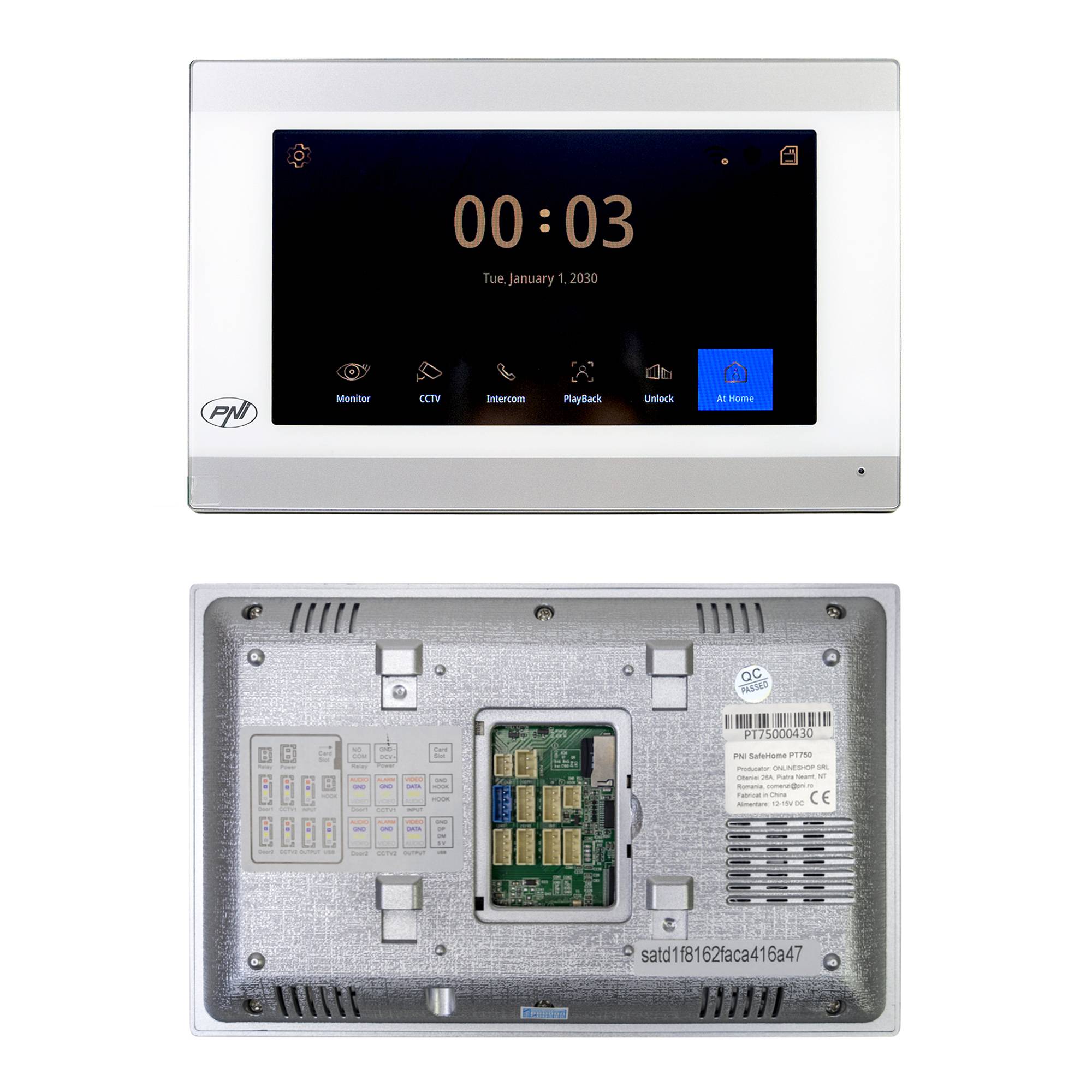 Zusätzlicher PNI MS750 Monitor für PNI SafeHome PT750 Smart Video Intercom