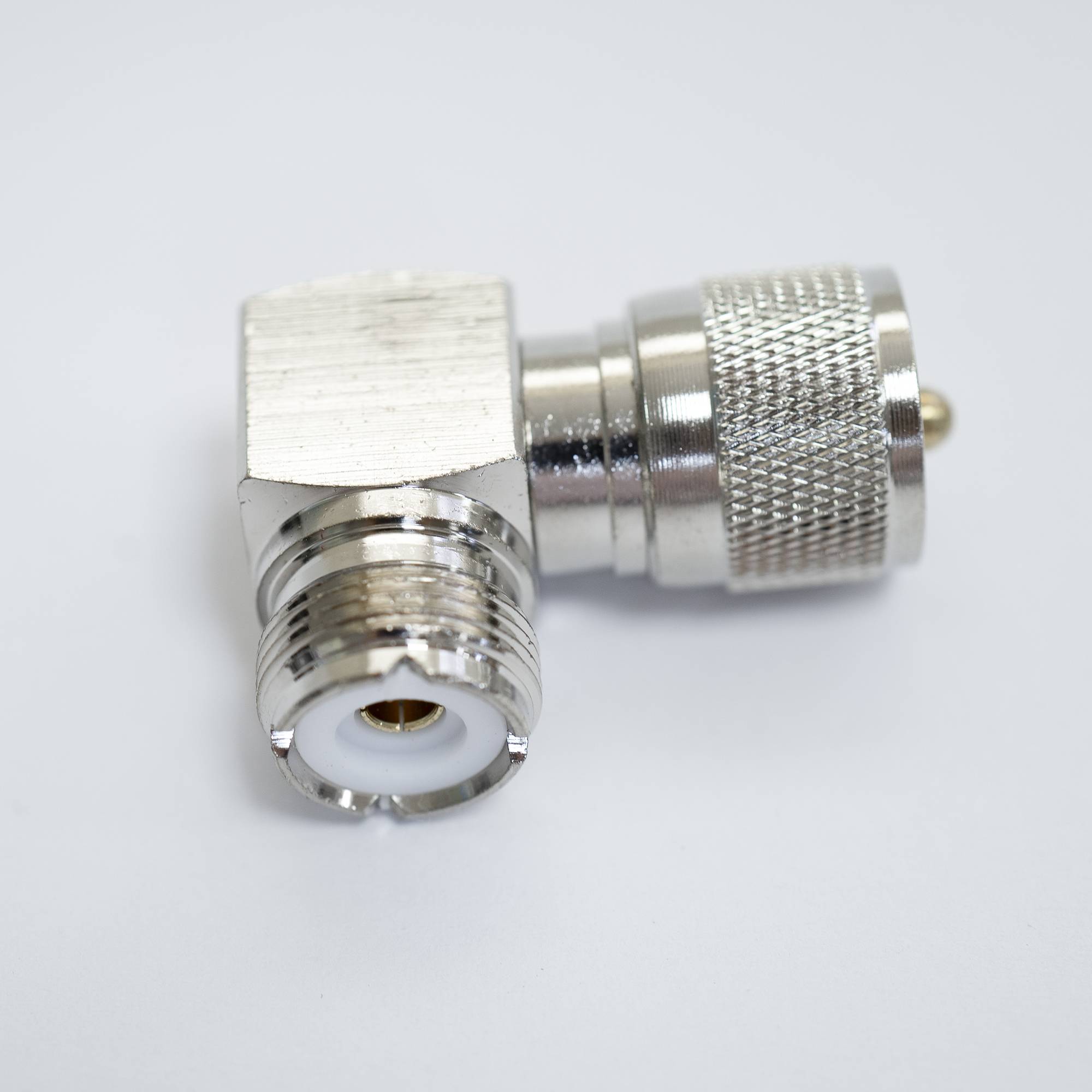Set mit 10 Stück 90-Grad-Stecker PNI PL männlich - PL weiblich