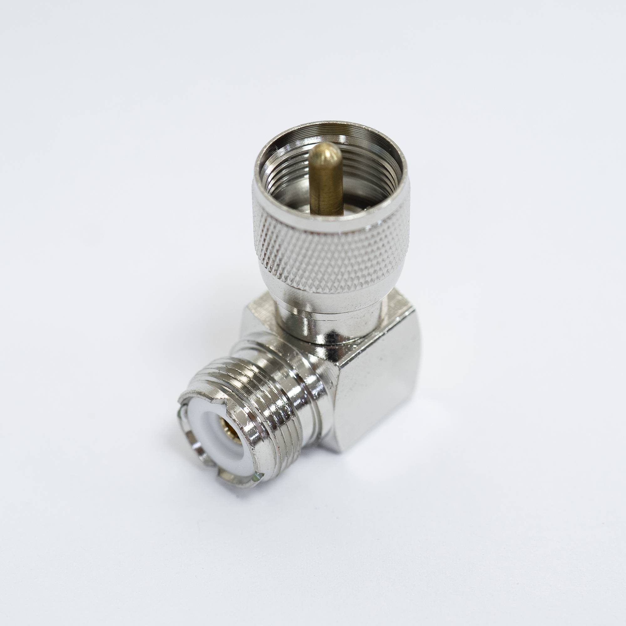 Set mit 10 Stück 90-Grad-Stecker PNI PL männlich - PL weiblich