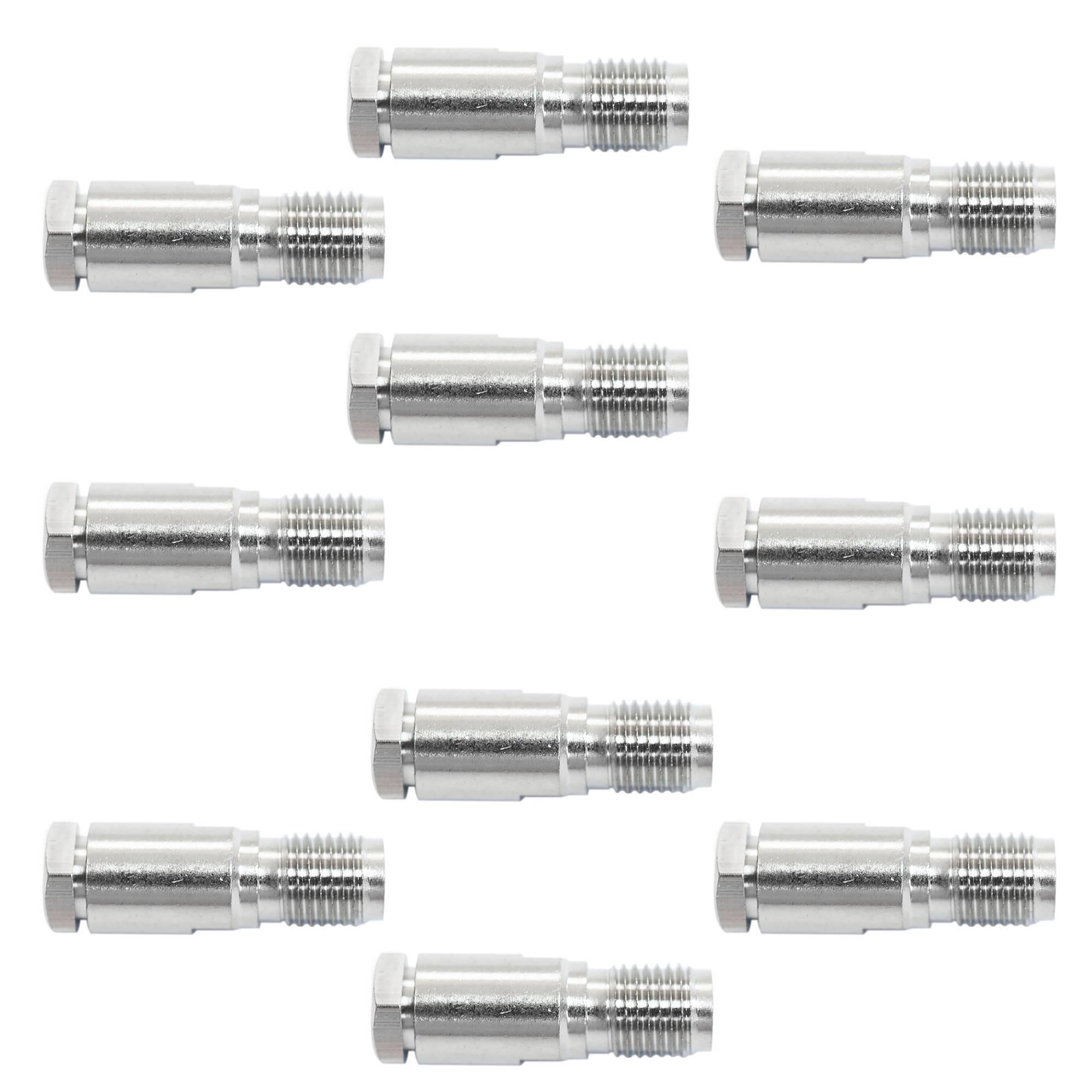 Set mit 10 PNI SMA (F) Steckern für RG174-Kabel