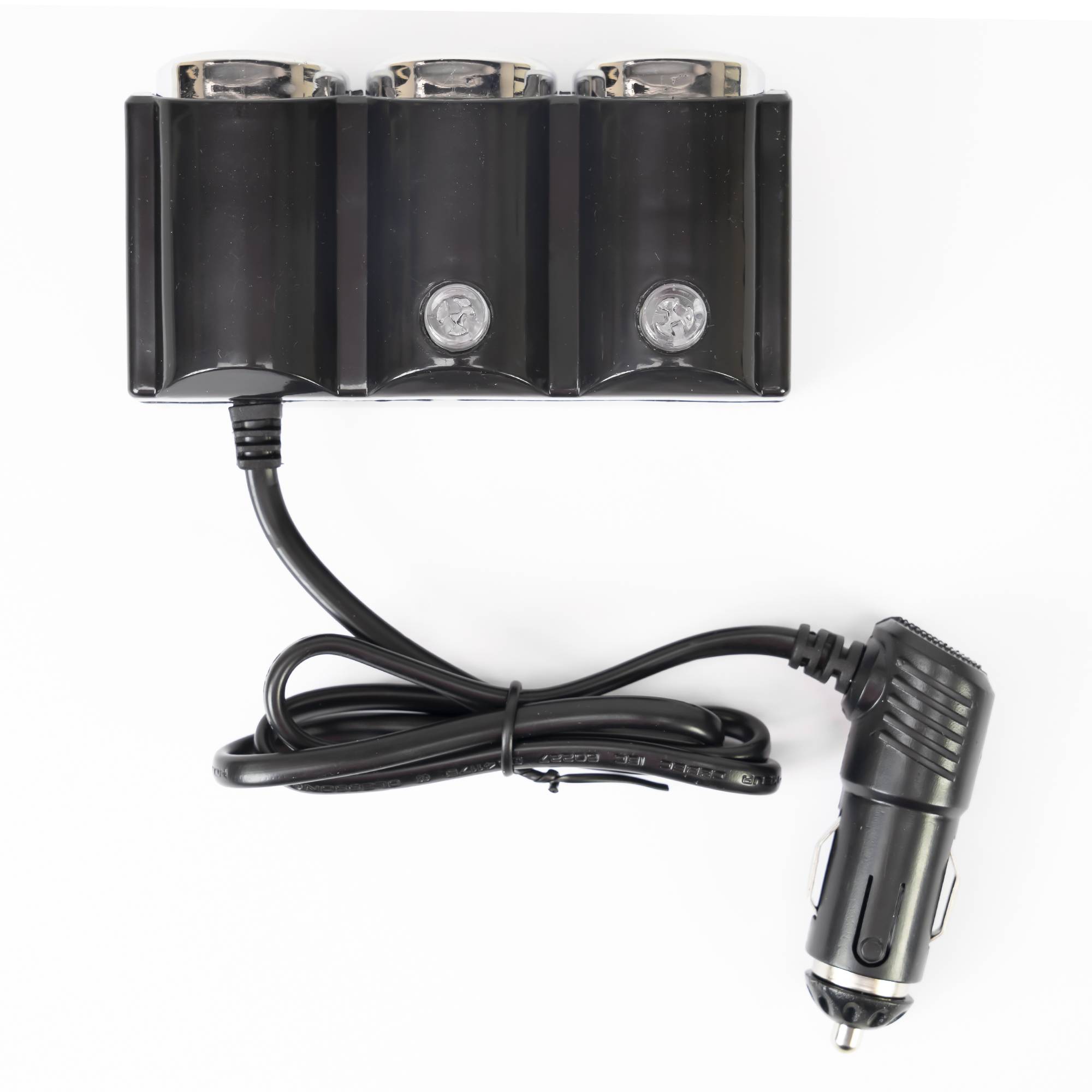 Auto-Zigarettenanzünder-Splitter PNI Lighter 20 12V/24V 2 Ausgänge, 2 x USB, LED-Anzeige