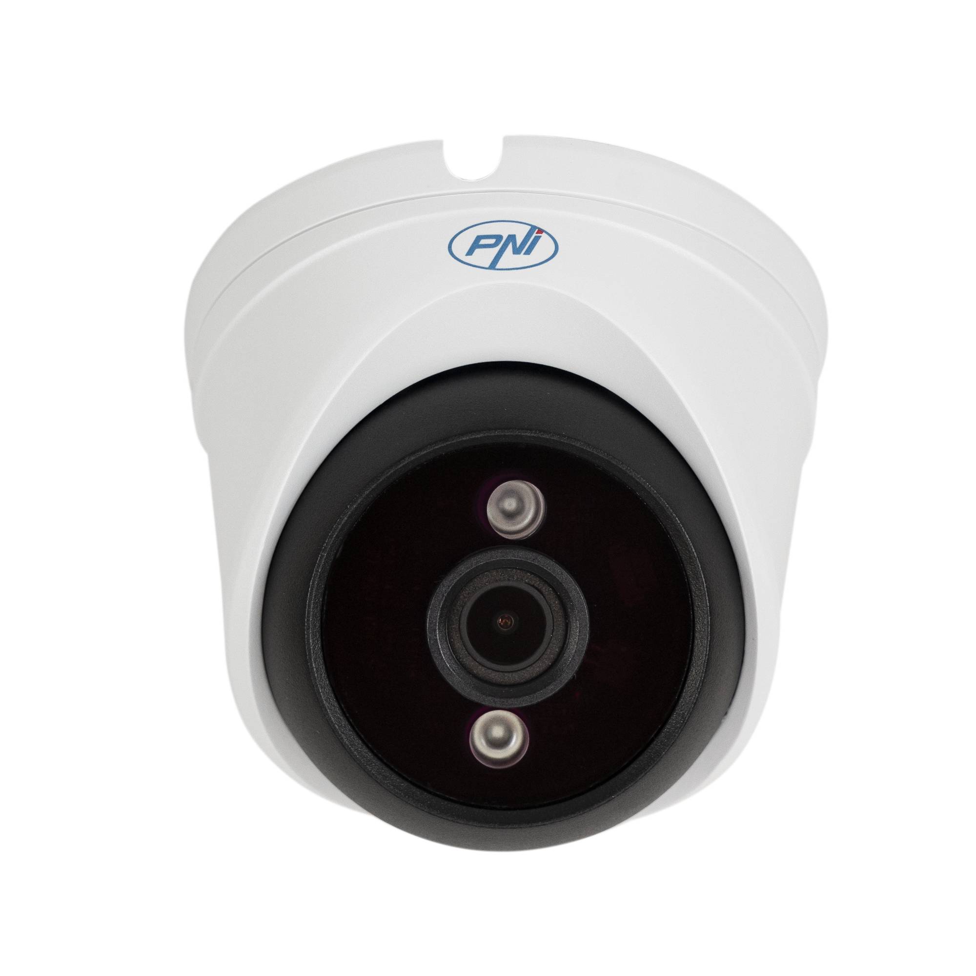 PNI IP808J POE Videoüberwachungskamera, 8MP, Schwarzlicht, 2,8mm Objektiv, für den Außenbereich, weiß