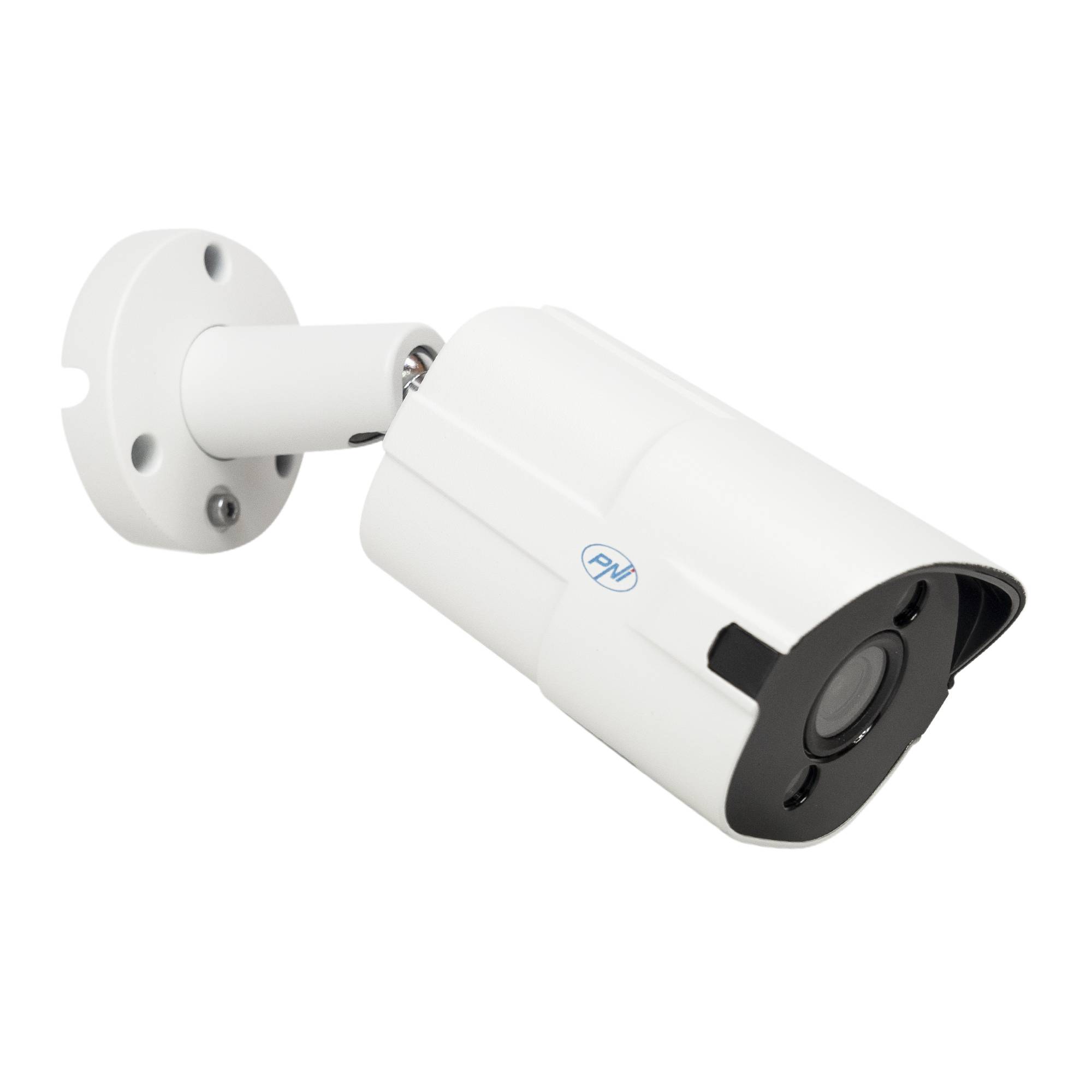 Videoüberwachungskamera PNI IP818J, POE, Bullet 8MP, Schwarzlicht, 2,8-mm-Objektiv, für den Außenbereich, weiß