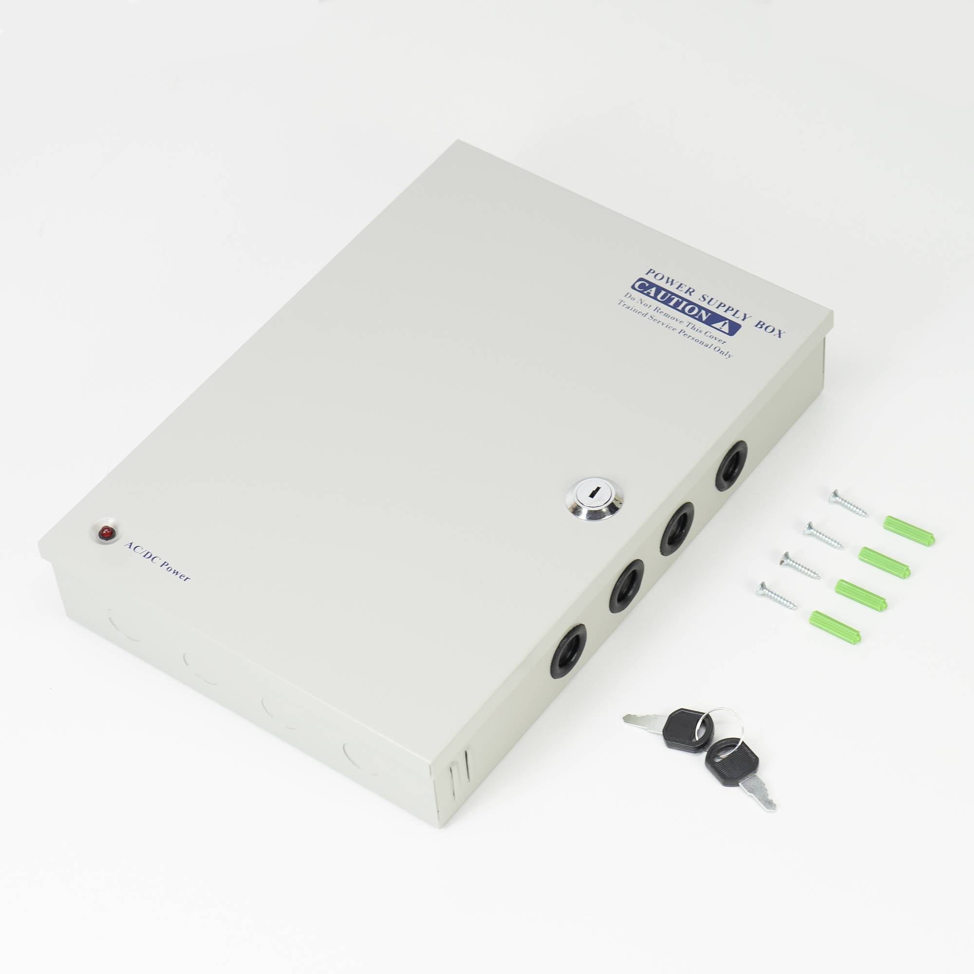 CCTV-Netzteil PNI STC30.2A in Metallbox 12V 30A 360W, 18 Ausgänge
