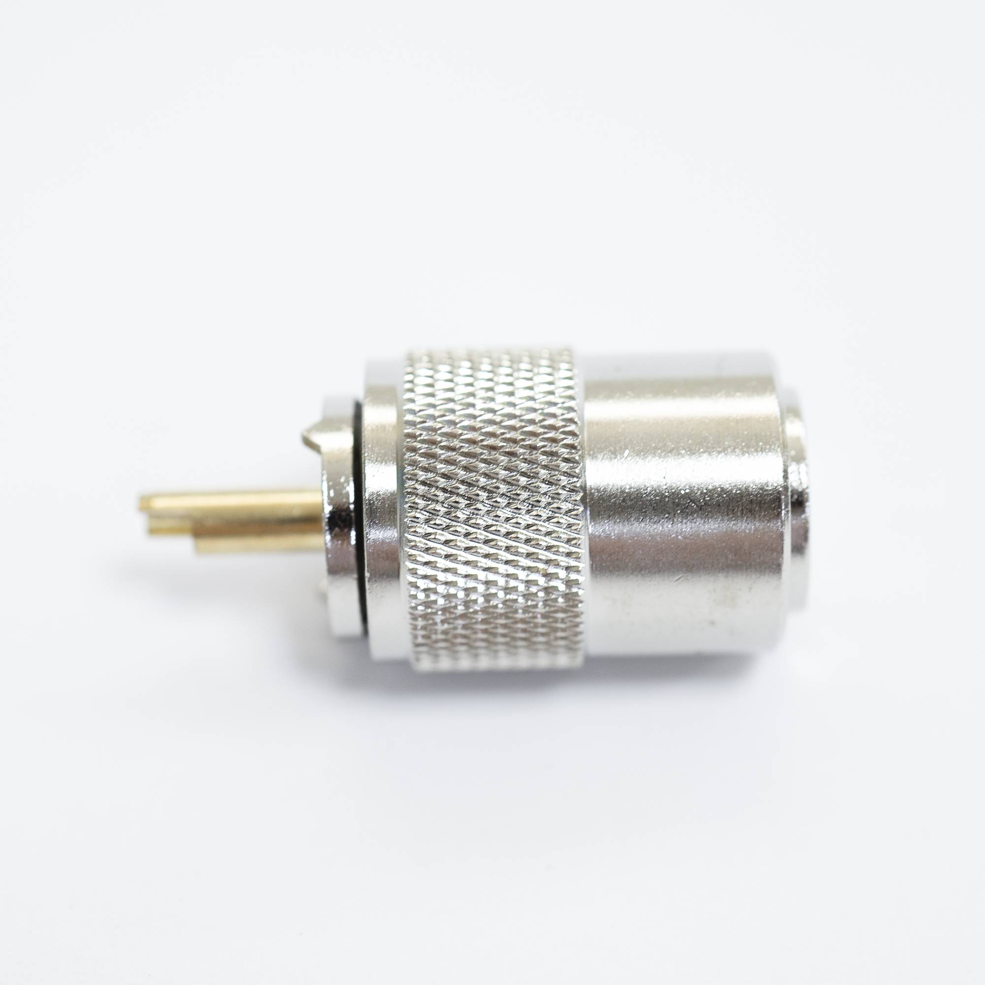 PNI PL259-Stecker für RG213-Kabel, goldener Mittelstift 9 mm