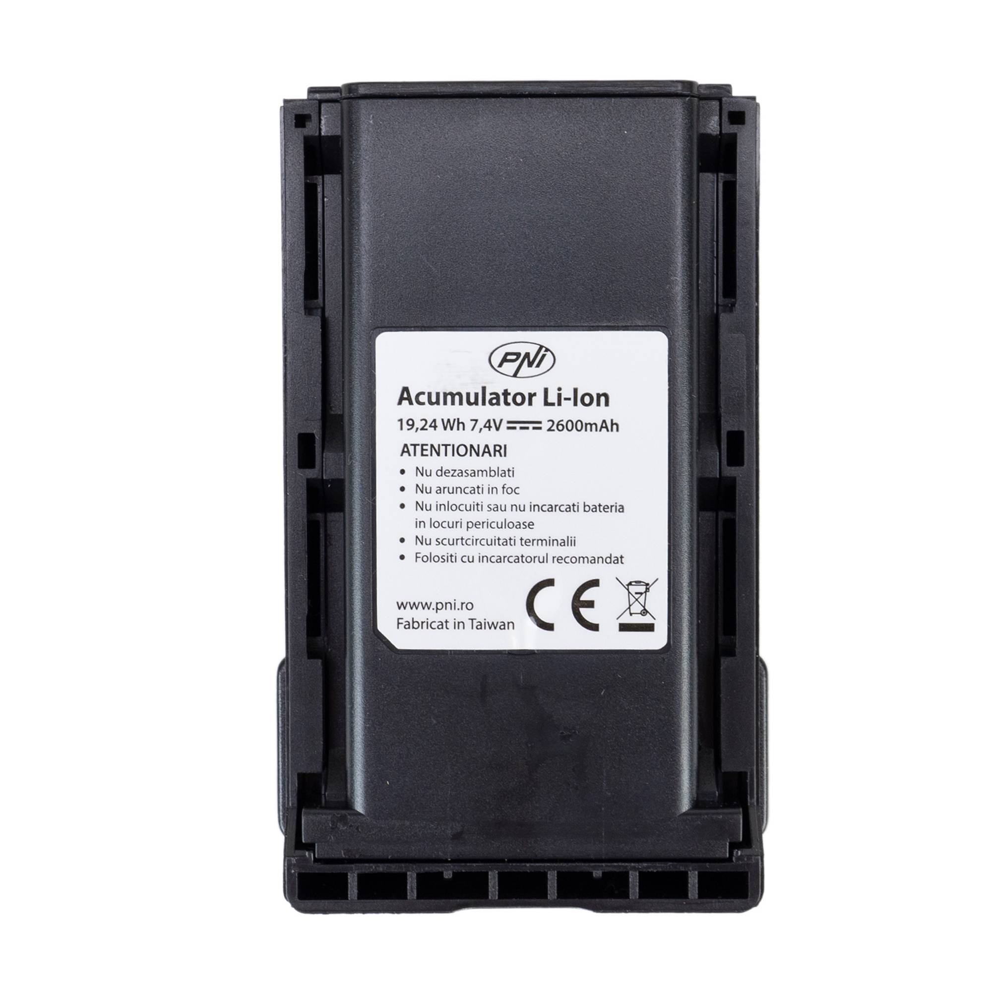 Akku PNI PB-HP72, Li-Ion, 2600 mAh, für CB-Radiosender PNI Escort HP 72