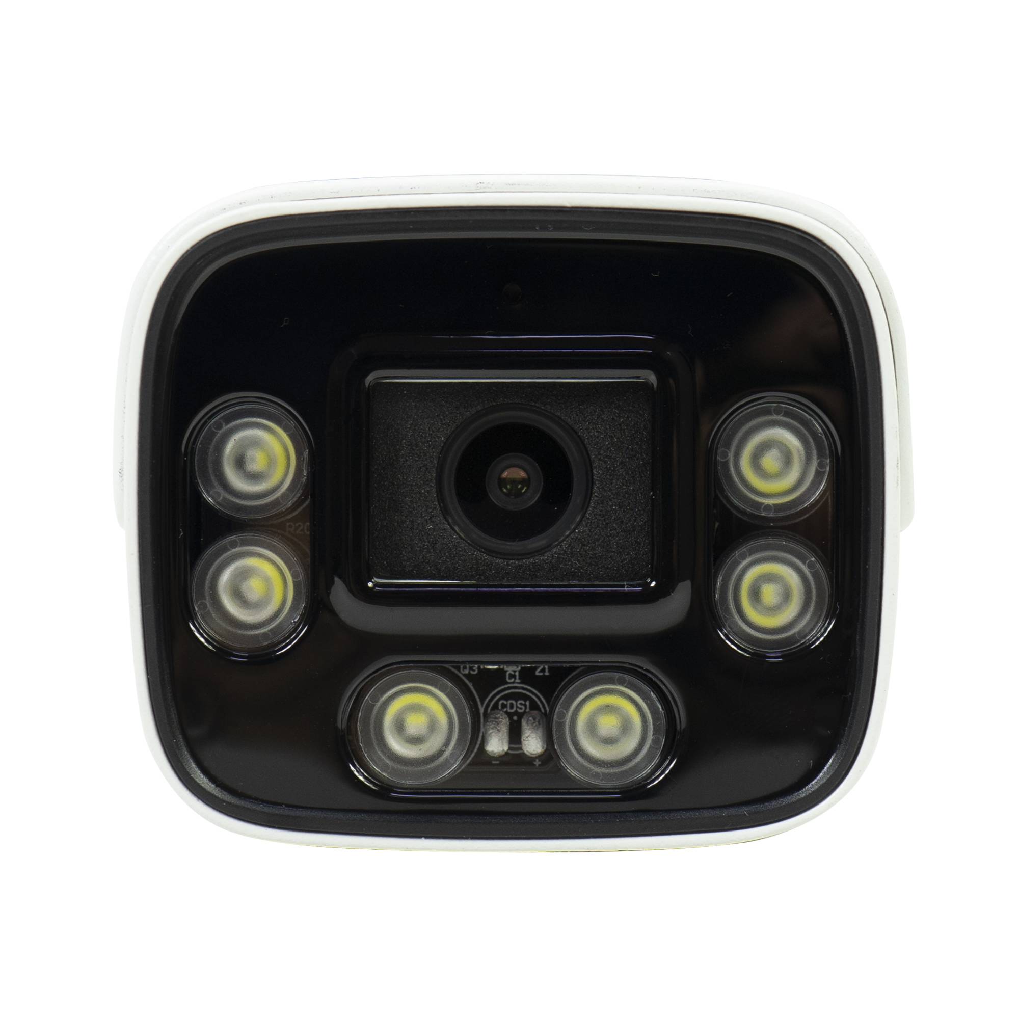 PNI IP740 4MP Videoüberwachungskamera, 6 IR-LEDs, IP66, weiß, sowohl mit NVR als auch Standalone 4MP 2560 x 1440 px Auflösung über HiAi APP oder