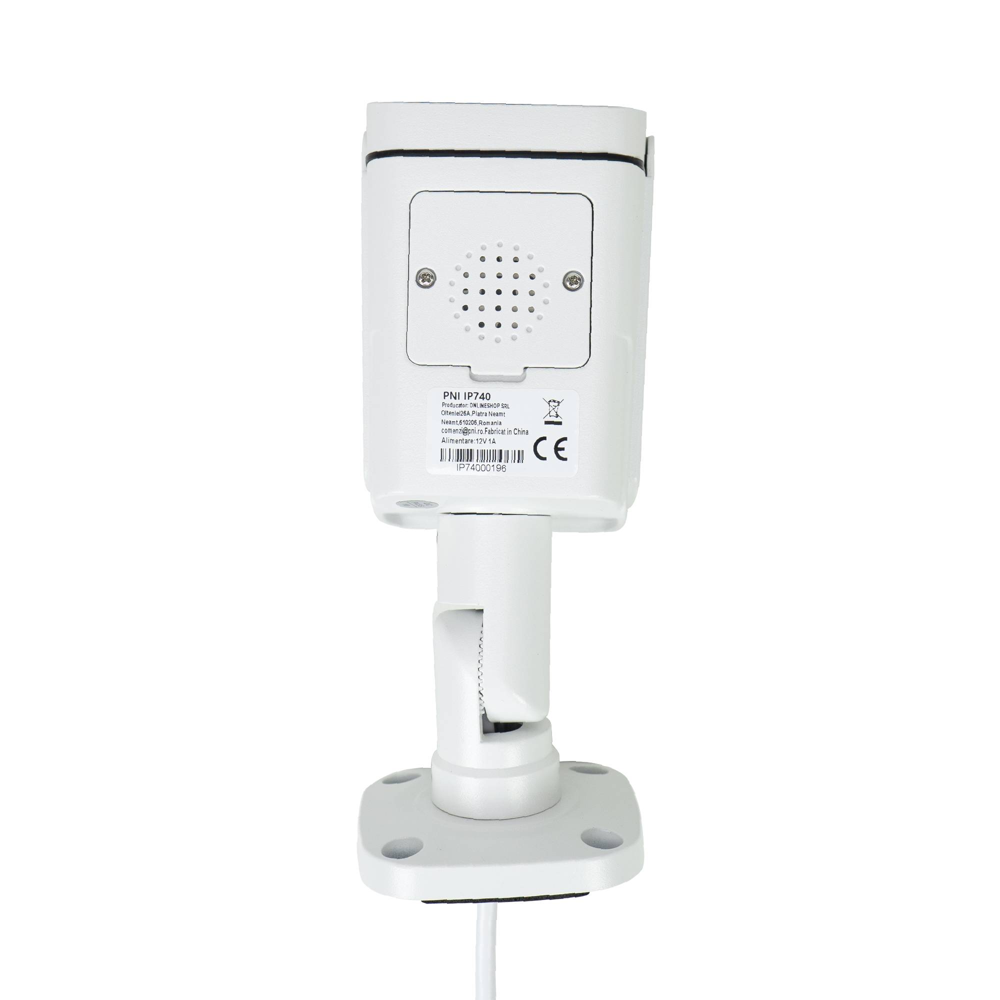 PNI IP740 4MP Videoüberwachungskamera, 6 IR-LEDs, IP66, weiß, sowohl mit NVR als auch Standalone 4MP 2560 x 1440 px Auflösung über HiAi APP oder