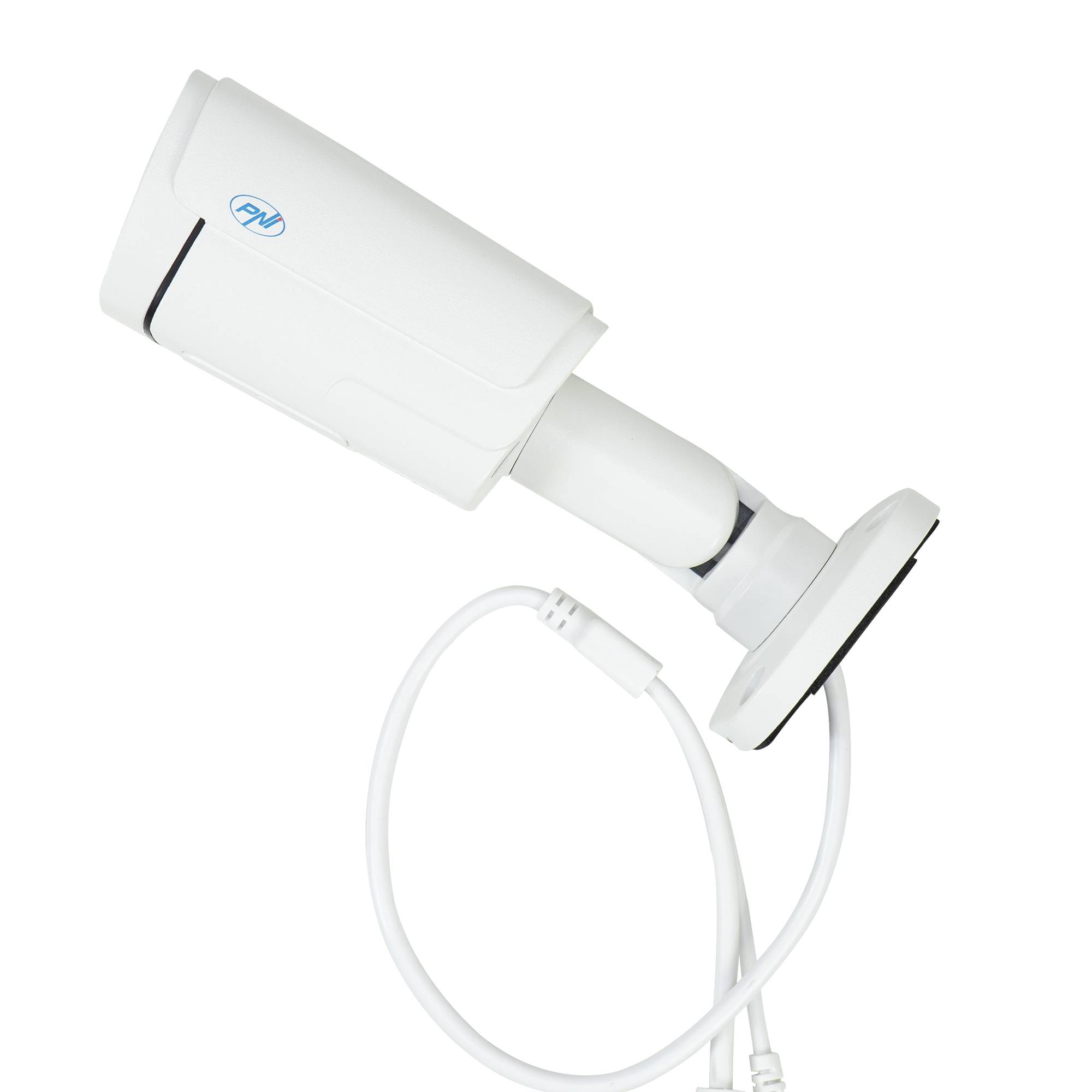 PNI IP780 Videoüberwachungskamera, 8 MP, 4K, IP, 6 IR-LEDs, IP66, weiß