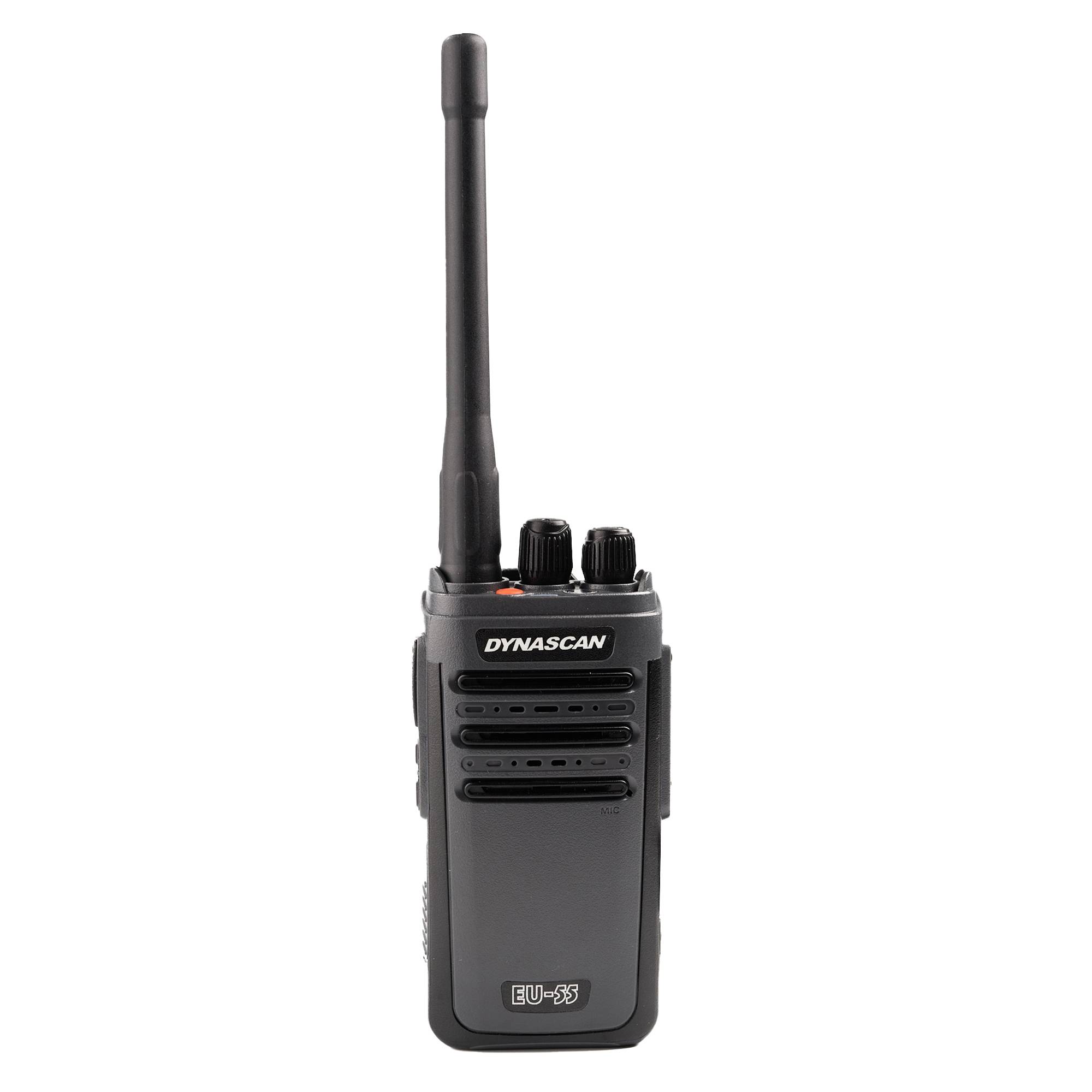 Tragbarer Radiosender PMR Dynascan EU-55, 446 MHz, 0,5 W, 16 CH, CTCSS, DCS, 1500 mAh, IP65