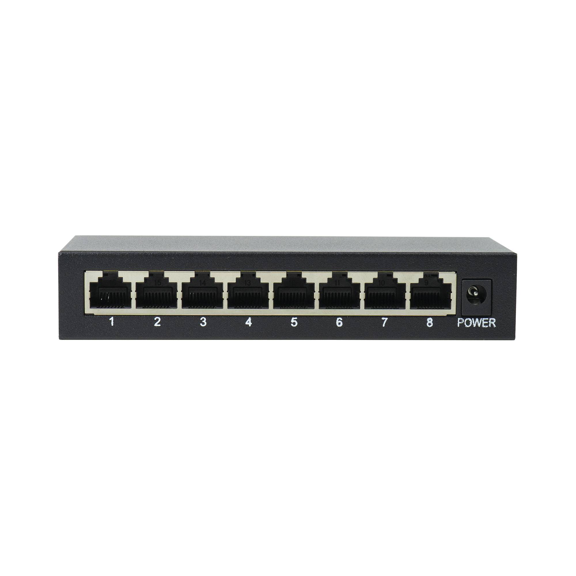 Schalter PNI SW08 mit 8 Ports 10/100Mbps Metallgehäuse