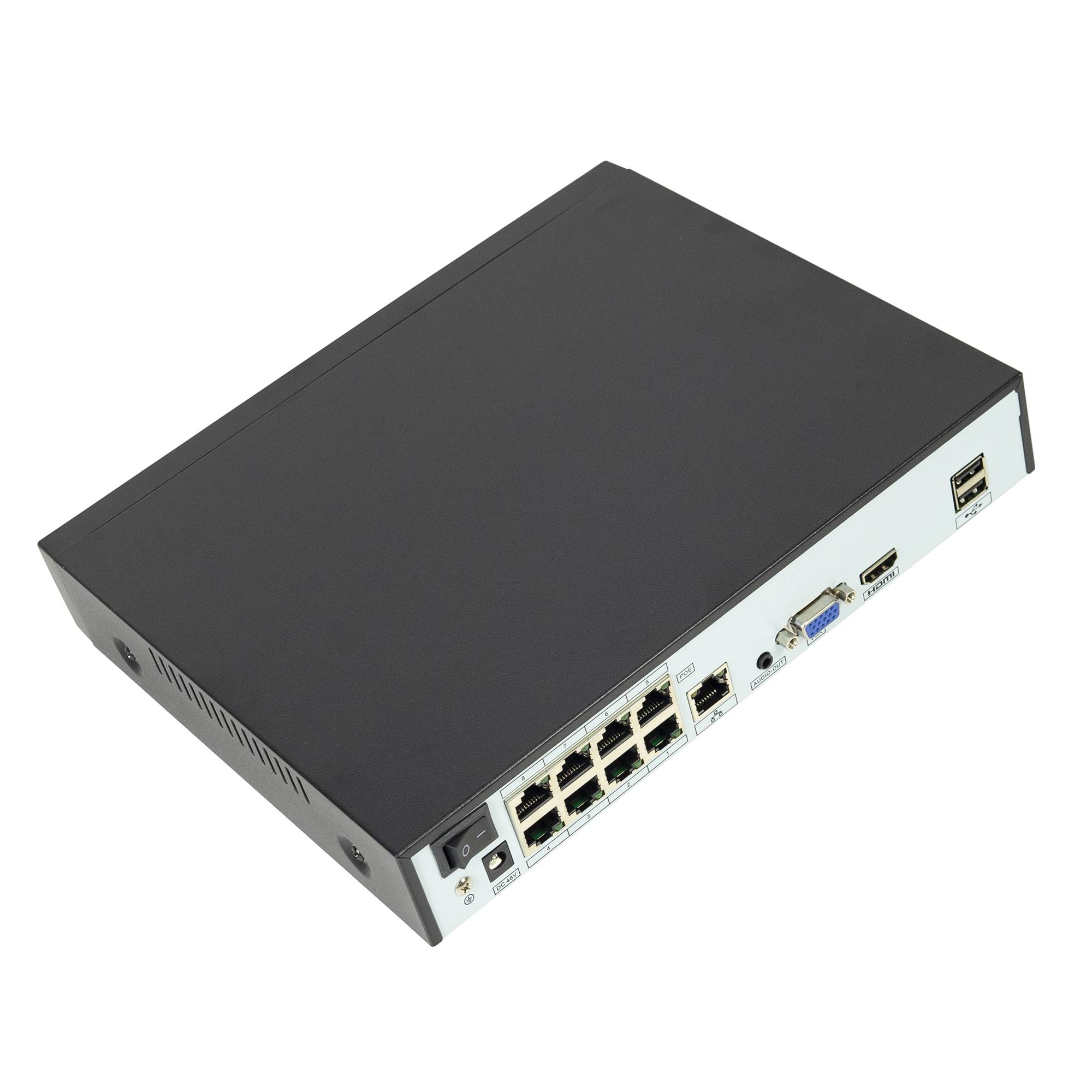 NVR POE PNI House IP716J 16 Kanäle 4K 8MP, 8 POE-Kanäle und 8 IP-Kanäle mit PNI POE-Switch oder normalem H.265