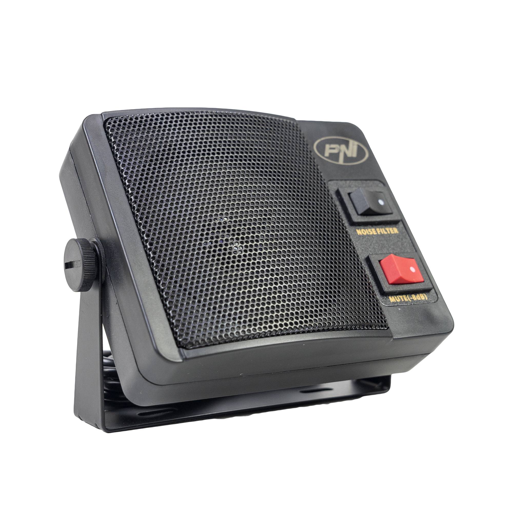Externer Lautsprecher PNI DE750 für CB-Radiosender, 8 Ohm, 4 W, 3-Zoll-Lautsprecher, 3,5-mm-Buchse