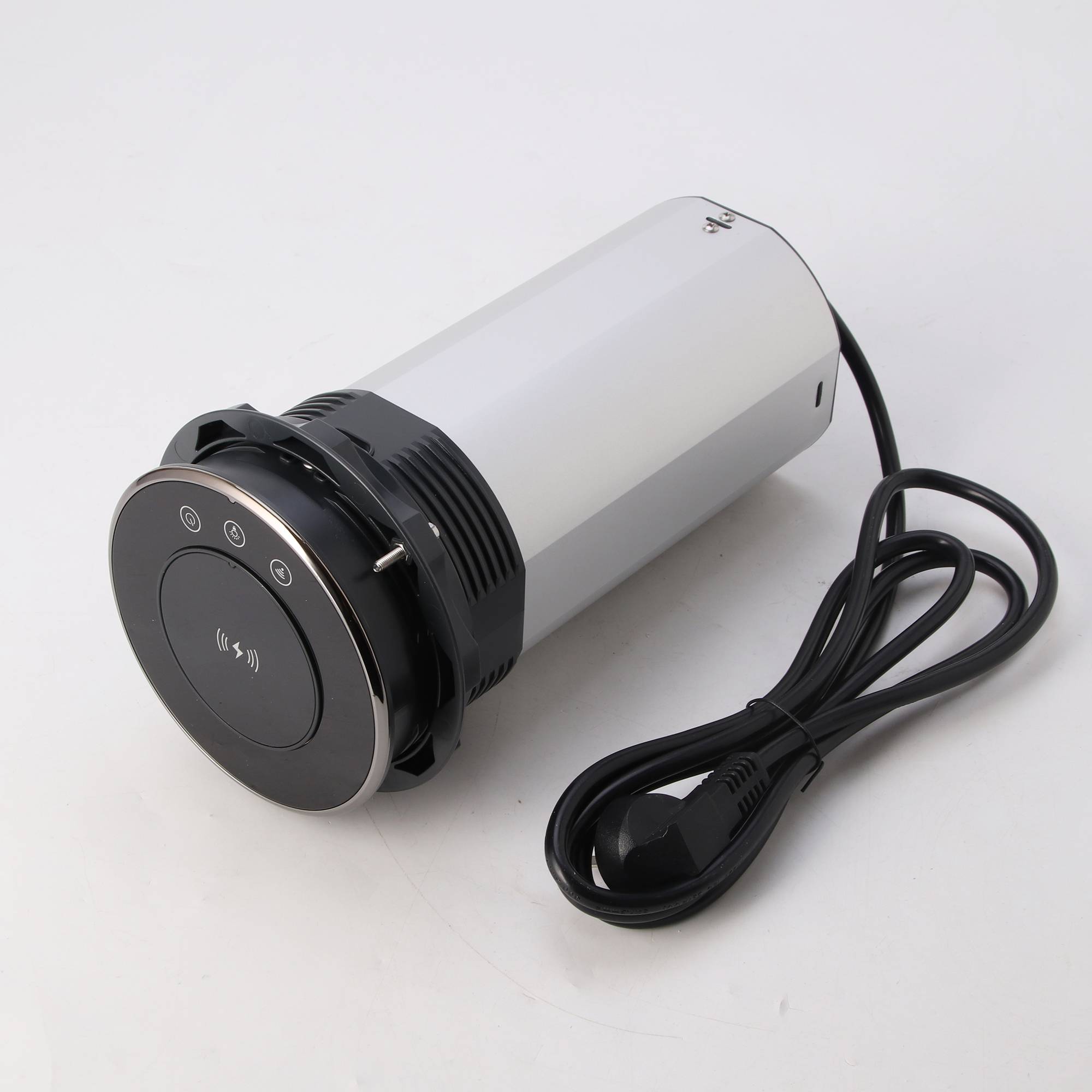 Intelligente Steckdose PNI SmartHome WP600 WiFi, im Boden eingelassen, 6 x Schuko, 2 x USB-A, 2 x USB-C, IP65, grau