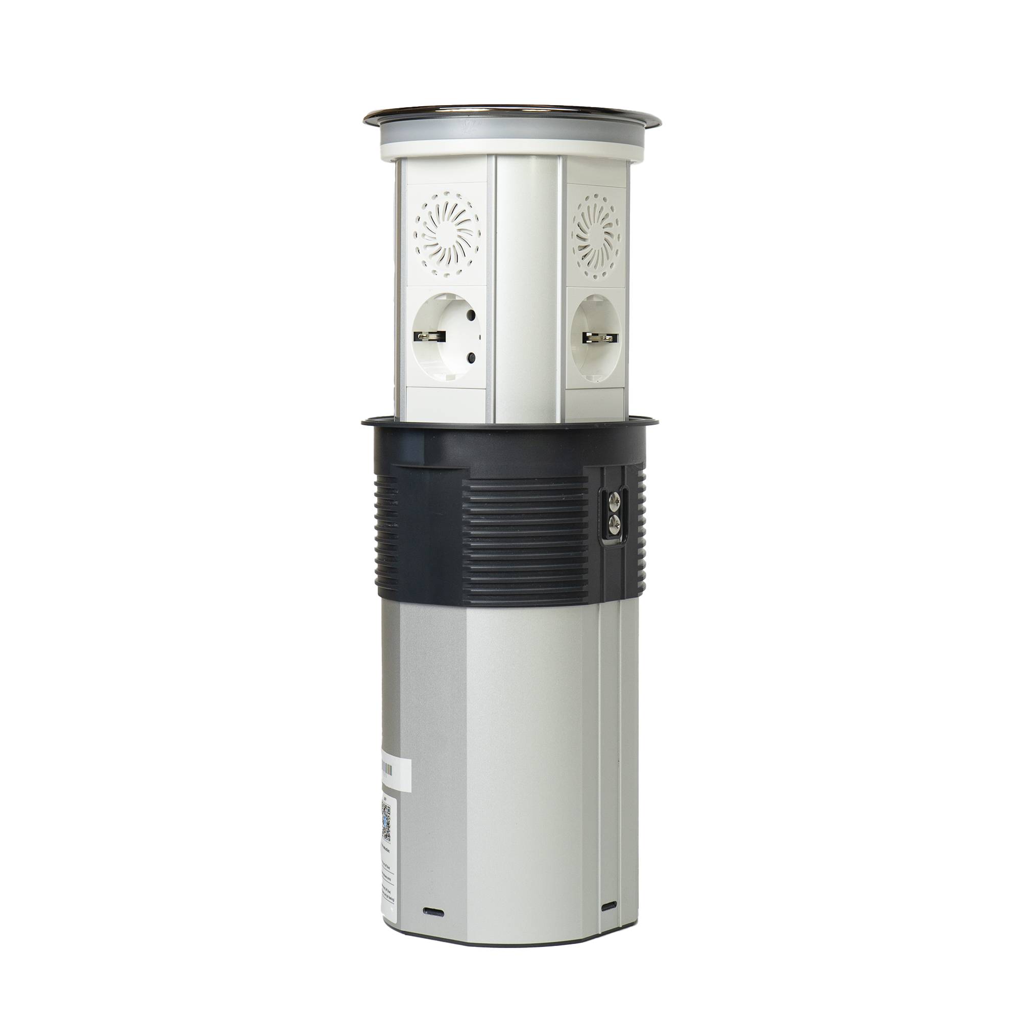 Intelligente Steckdose PNI SmartHome WP300 WiFi, im Boden eingelassen, 3 x Schuko, 1 x USB-A, 1 x USB-C, IP65, grau