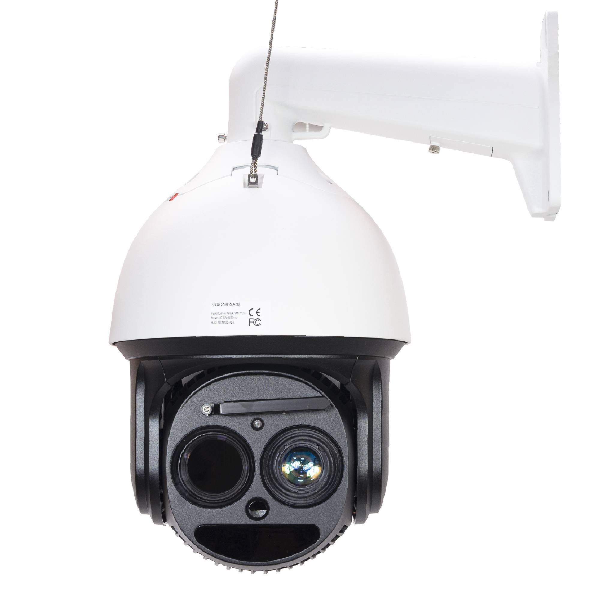 PNI IP8843IM Videoüberwachungskamera, Speed Dome, PTZ, 4 MP, 5,6-208 mm Objektiv, 37-facher optischer Zoom, AI-Funktionen, Fahrzeugidentifikation