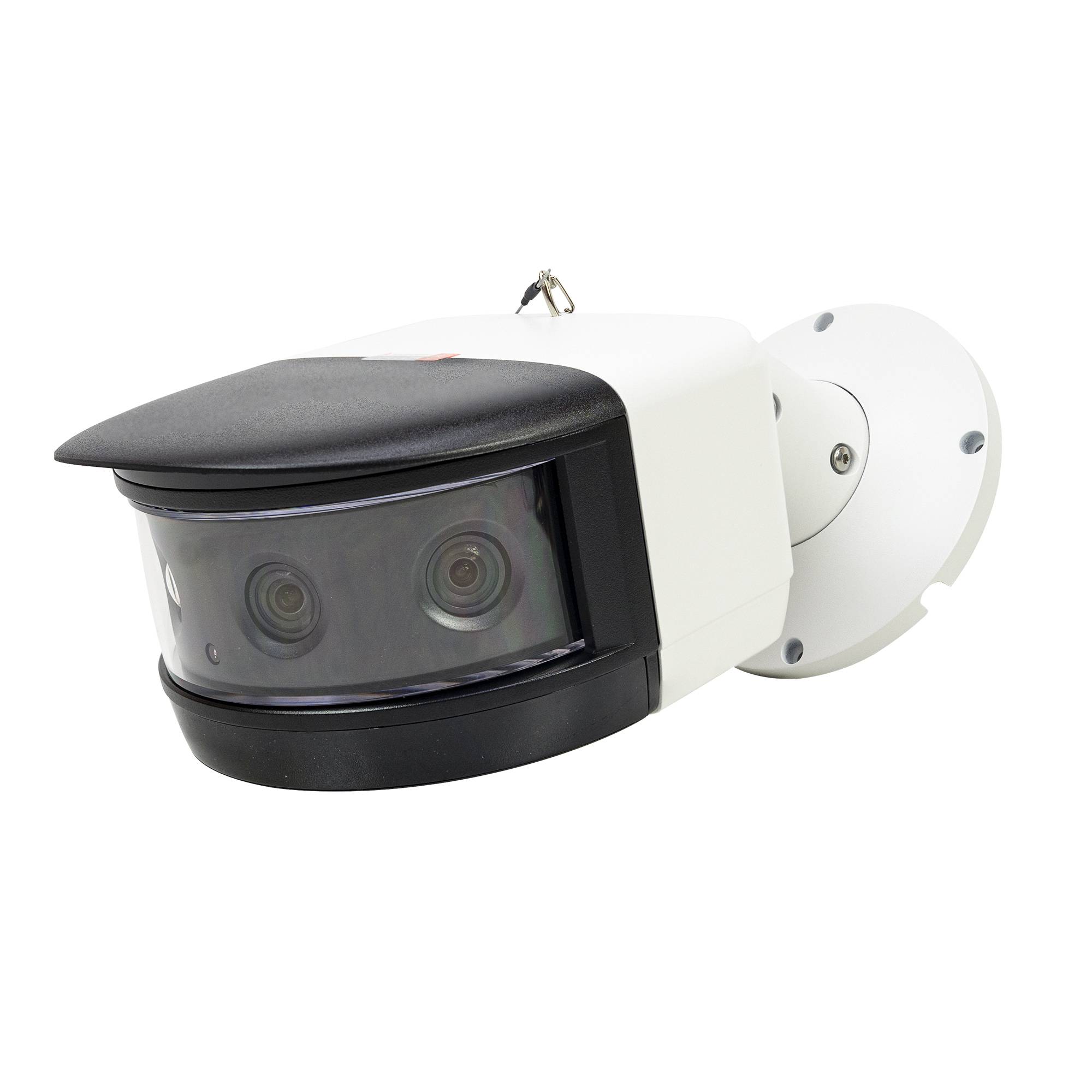 PNI IP6424 Videoüberwachungskamera, 8 MP, D-WDR, Digitalzoom, mit intelligenten Erkennungs- oder Identifikationsfunktionen, 180-Grad-Panoramablick