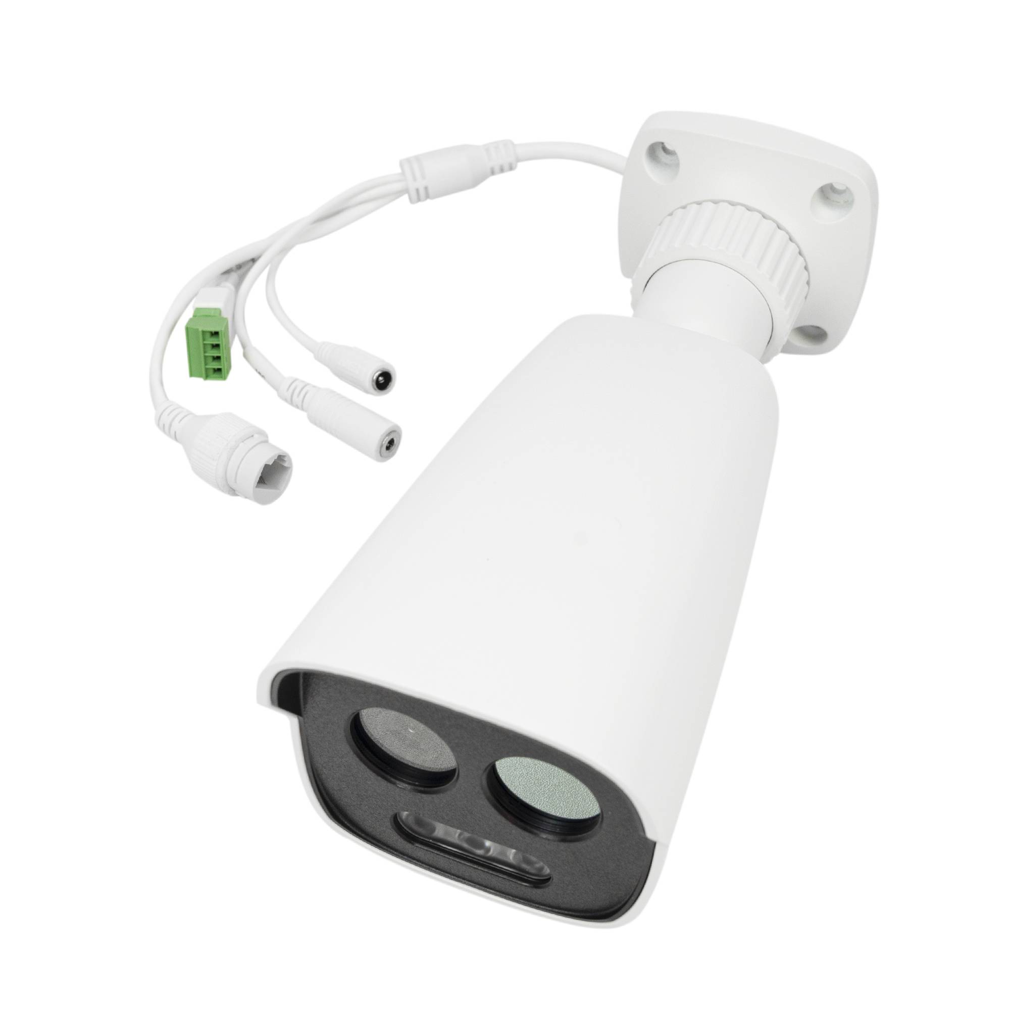 PNI IP5422 Videoüberwachungskamera, 5 MP, Wärmebild 720P, POE, 12 V, AI-Funktionen, Micro-SD-Kartensteckplatz, ONVIF, IP66
