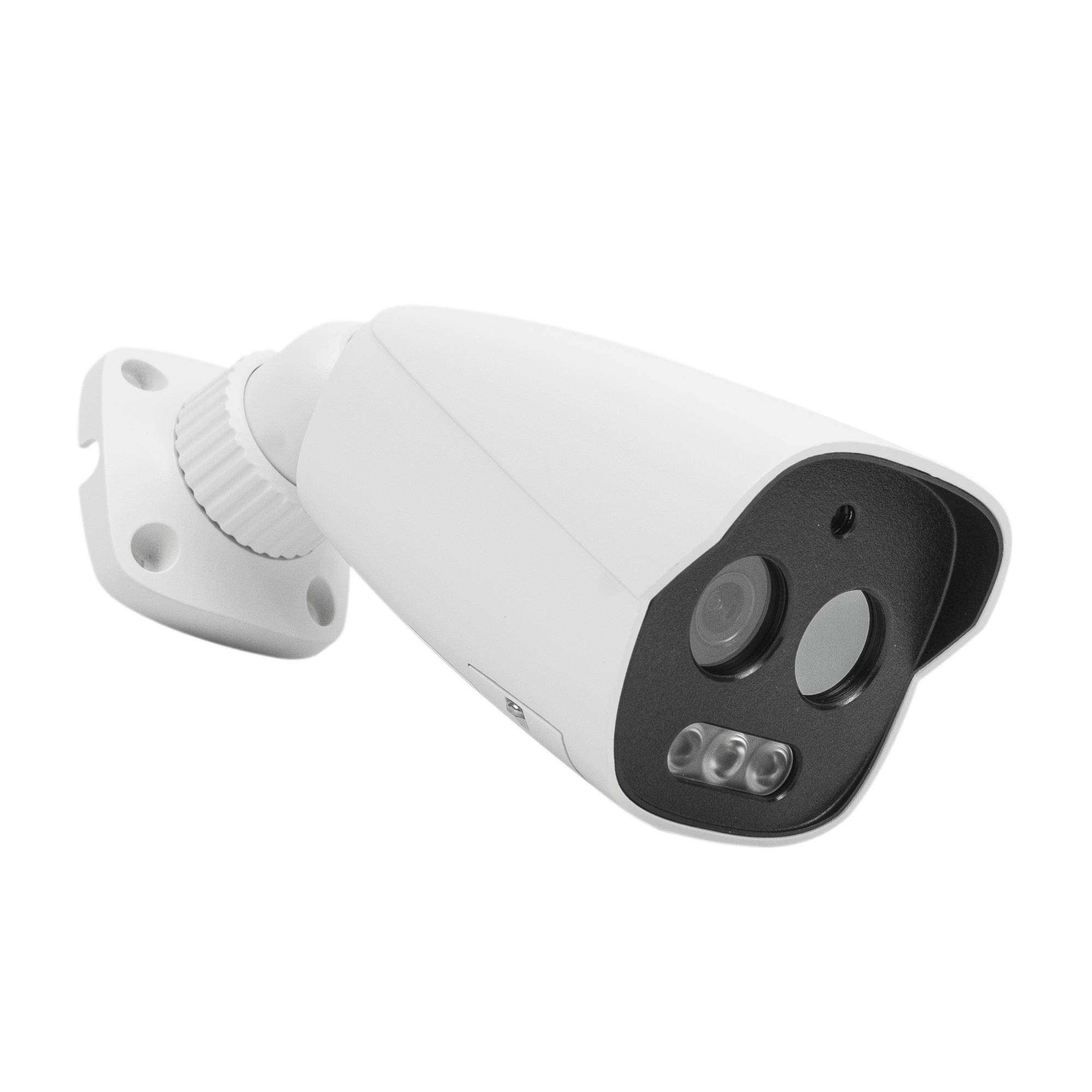 PNI IP5422 Videoüberwachungskamera, 5 MP, Wärmebild 720P, POE, 12 V, AI-Funktionen, Micro-SD-Kartensteckplatz, ONVIF, IP66