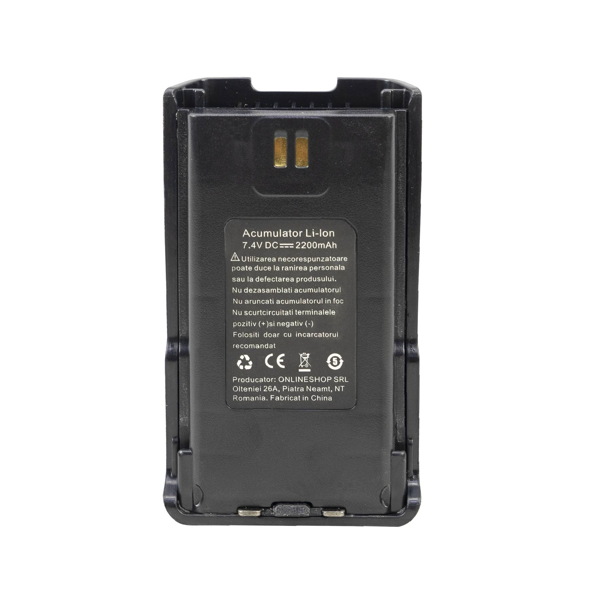 PNI PB-R17 Akku für tragbaren Radiosender PNI PMR R17, Li-Ion, 2200 mAh, 7,4 V