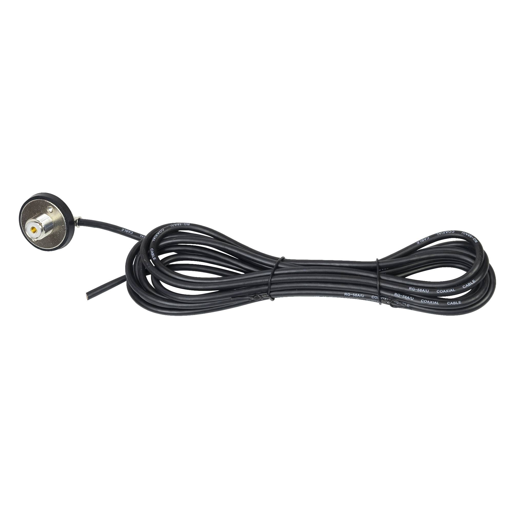 Verbindungskabel PNI T301 für Antennen mit Gewinde inklusive Stecker PL259, Länge 4 m