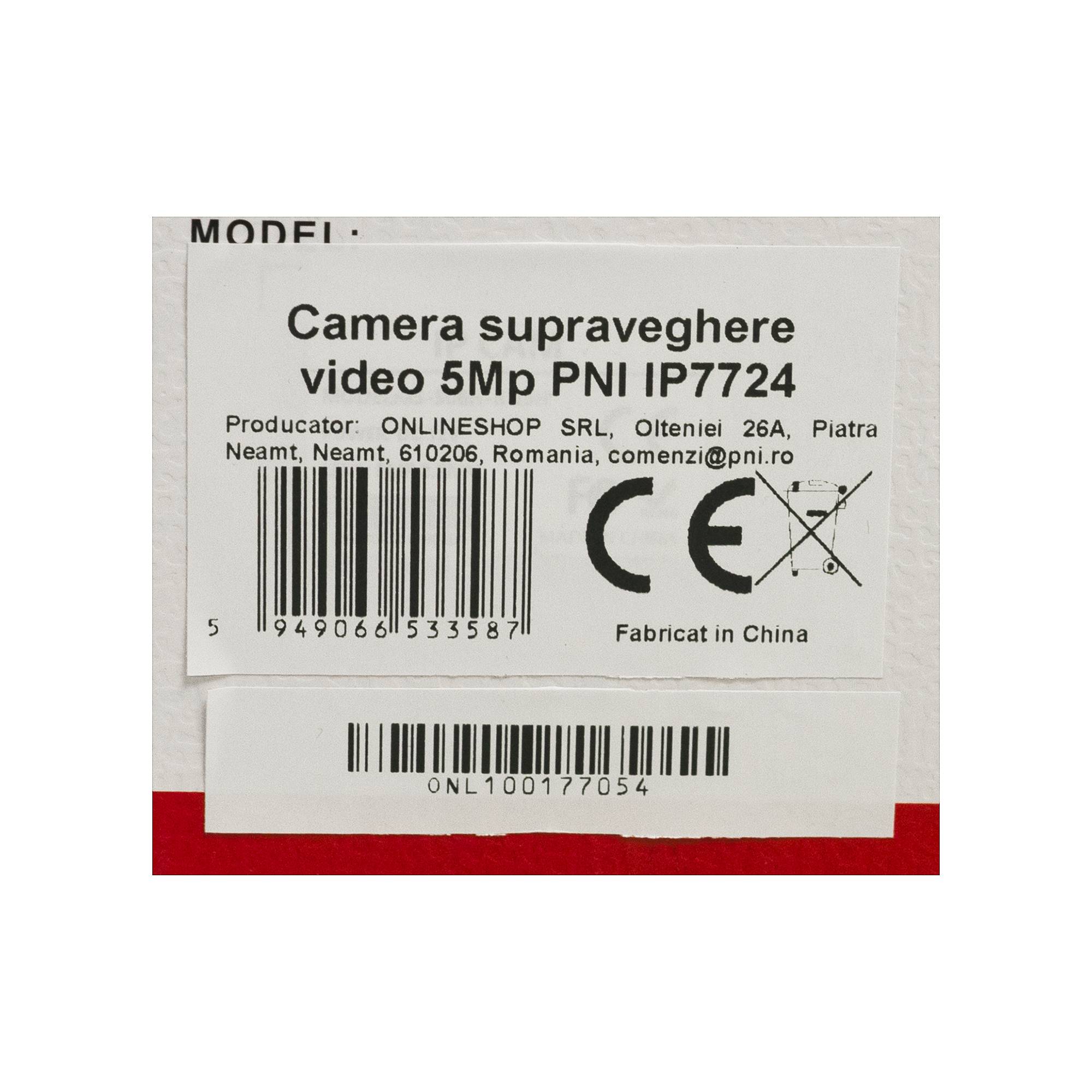 PNI IP7724 5 MP Videoüberwachungskamera für den Außenbereich