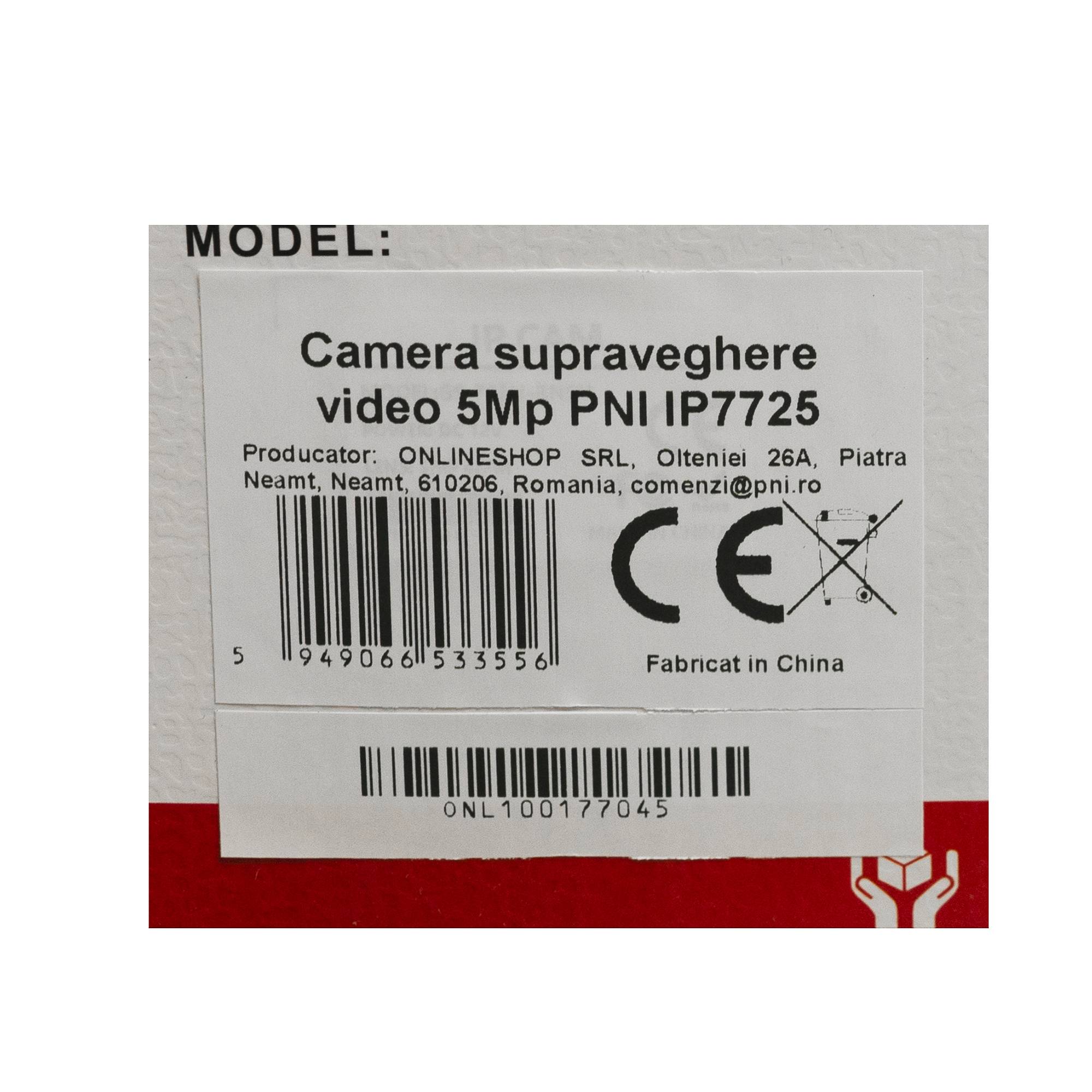 PNI IP7725 5 MP Videoüberwachungskamera für den Außenbereich