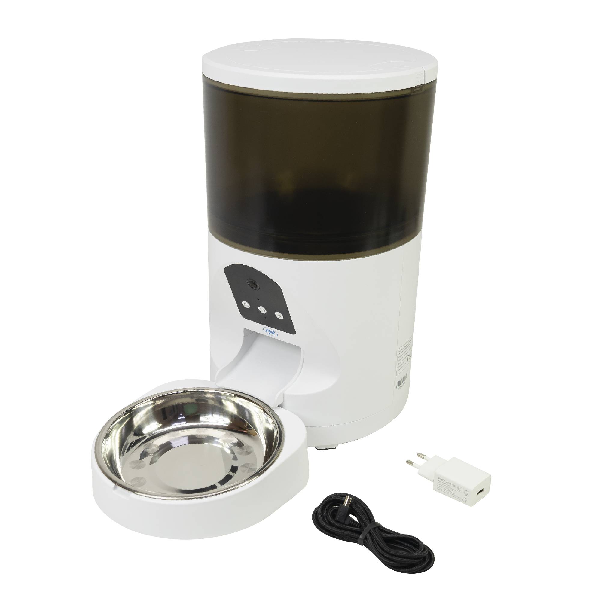 Intelligenter Futterspender für Hunde und Katzen PNI MyPet PT036 mit integrierter 3-MP-Kamera, 6 Liter Futtertankinhalt, Tuya Smart-Steuerung