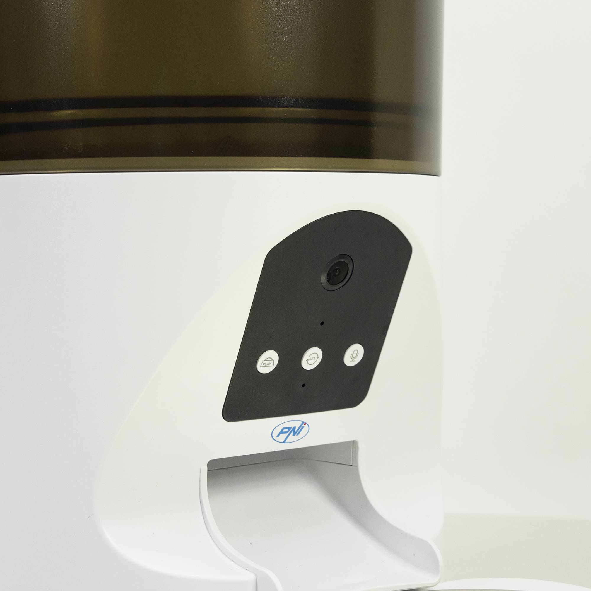 PNI MyPet PT036S intelligenter Futterautomat für Haustiere mit integrierter 3-MP-Kamera