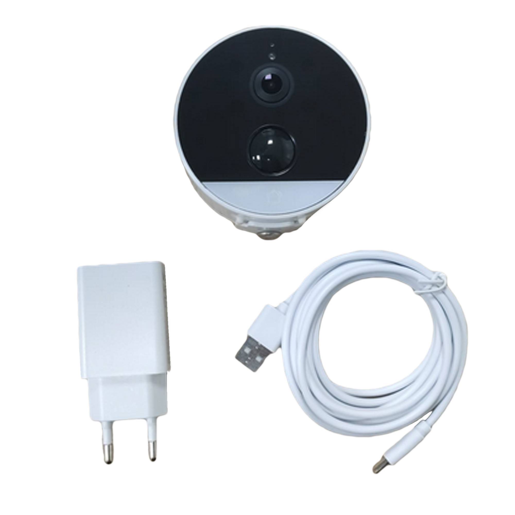 PNI Safe House IDB13 4 MP Video-Türklingel, WLAN, App-Steuerung, PIR-Bewegungserkennung, Micro-SD-Kartensteckplatz, Zwei-Wege-Audio, 4000 mAh Akku
